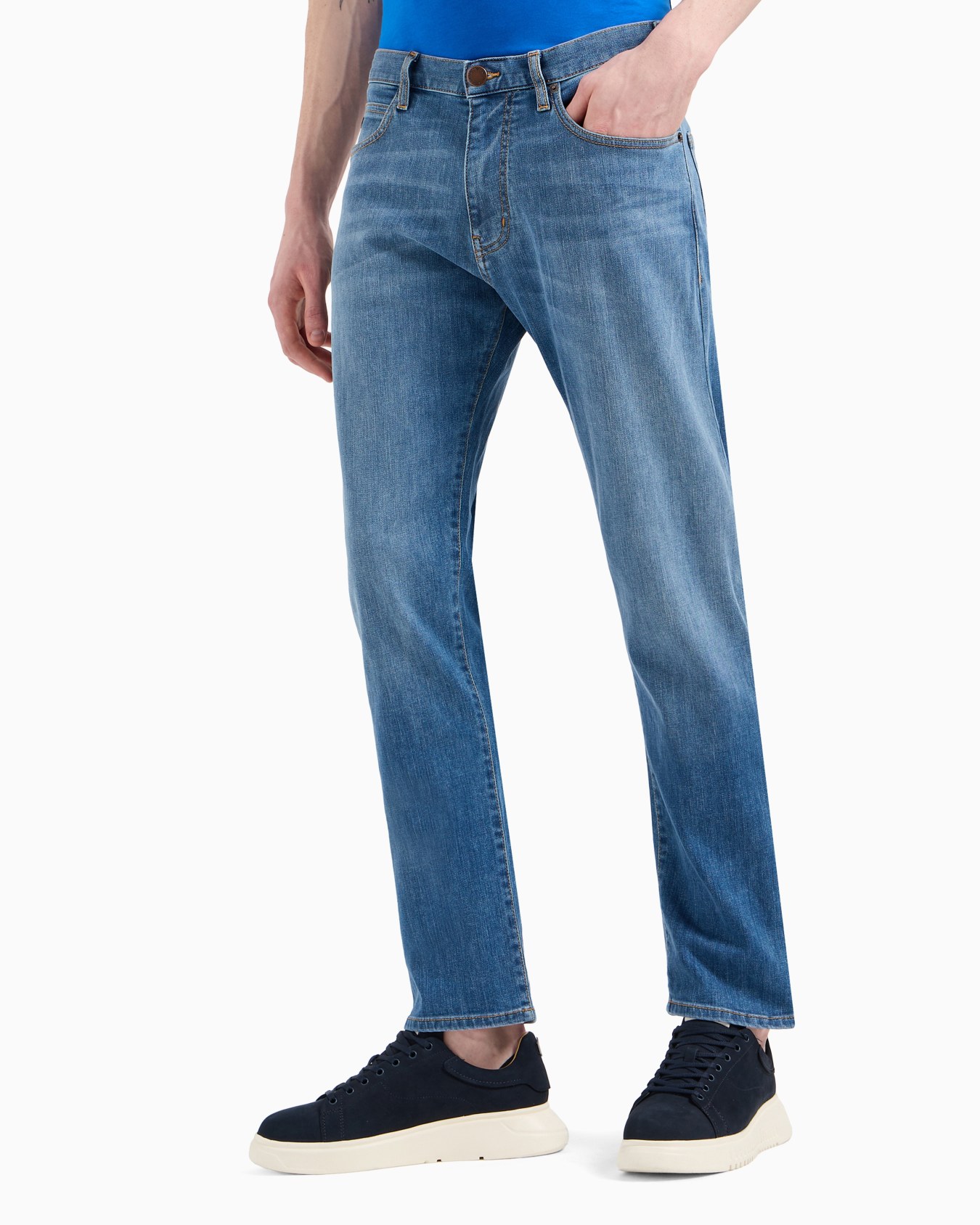 J45 Regular-fit, washed twill 11.5 oz comfort-denim jeans Slide 3