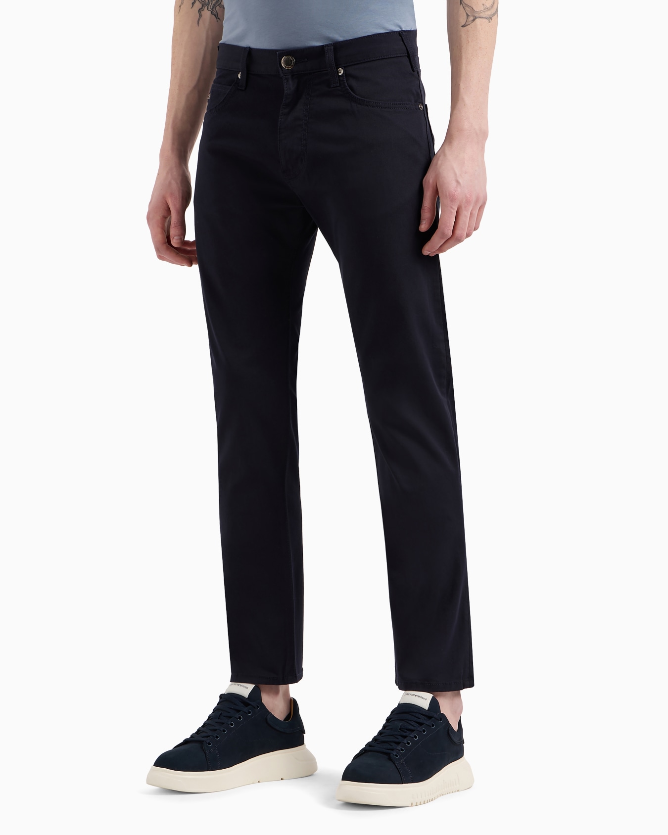Jeans J45 in Regular Fit aus Stretch-Gabardine Folie 3