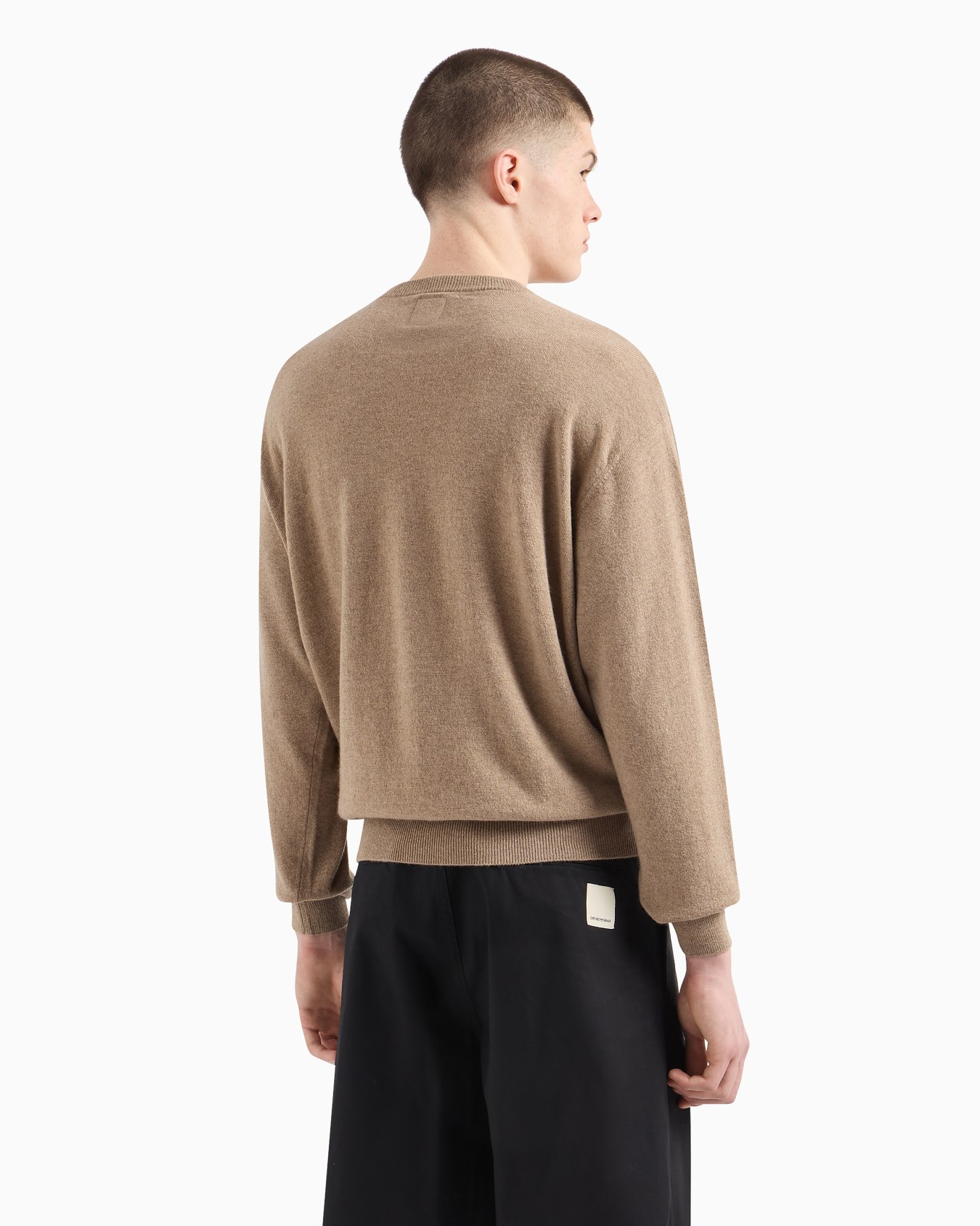 ASV Capsule plain-knit wool-blend jumper Slide 2