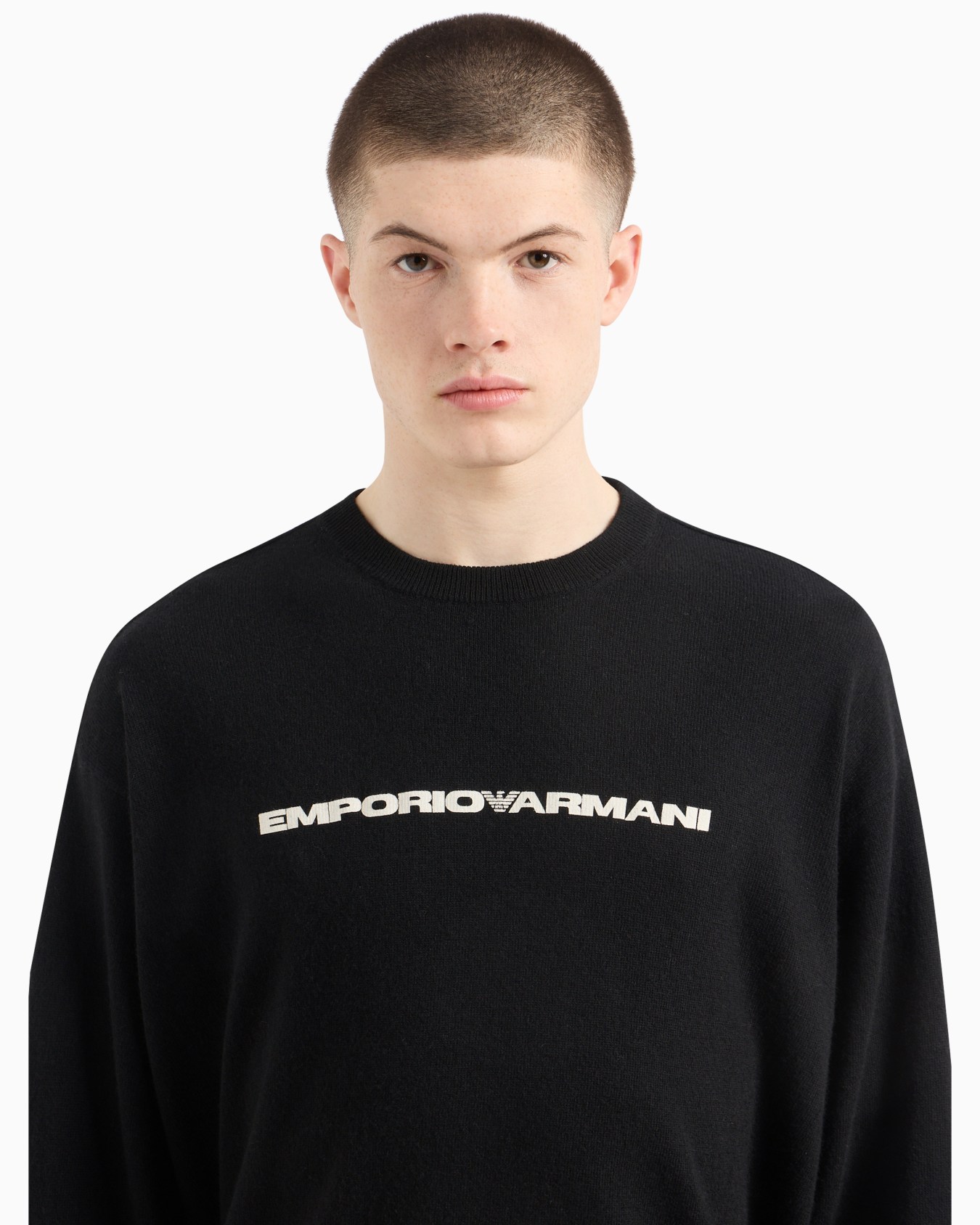 ASV Capsule plain-knit wool-blend jumper Slide 4