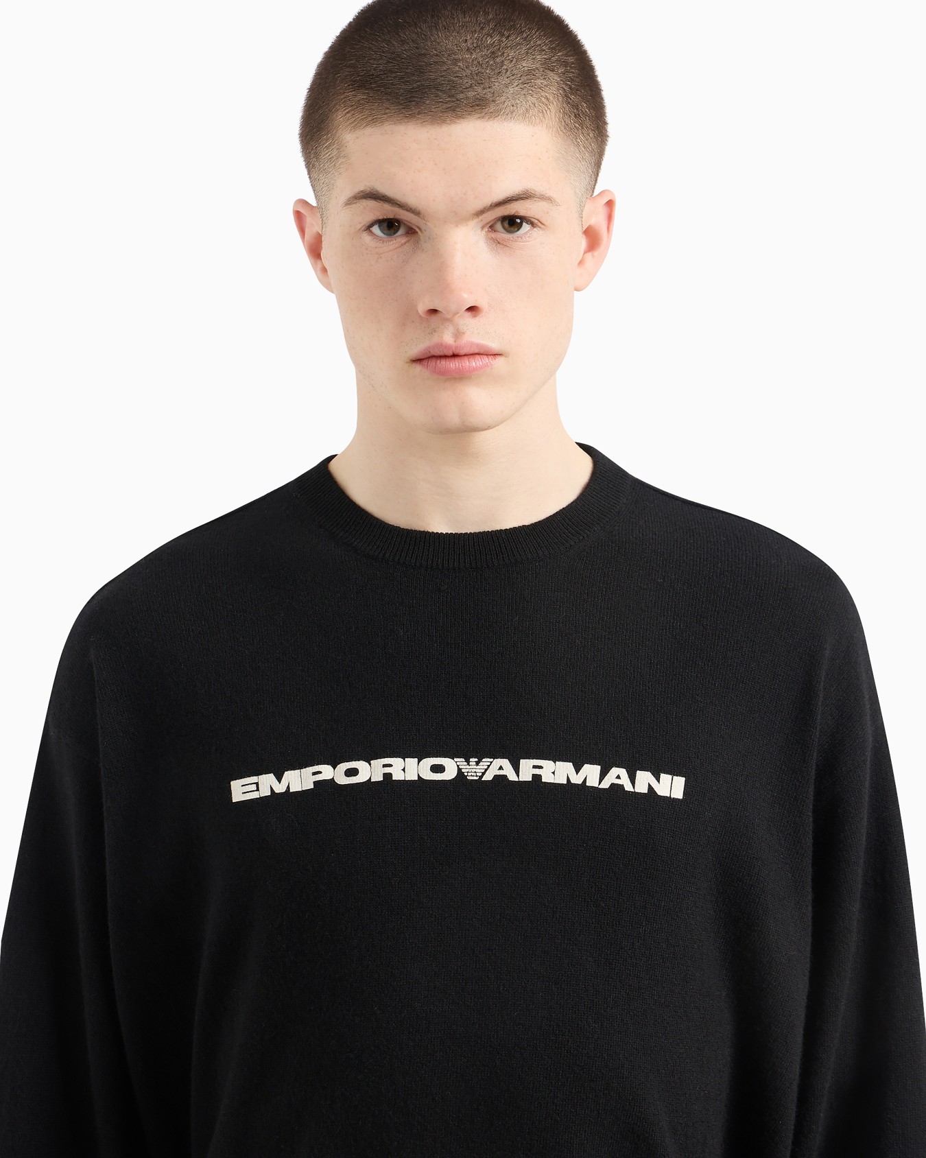 ASV Capsule plain-knit wool-blend jumper Slide 4