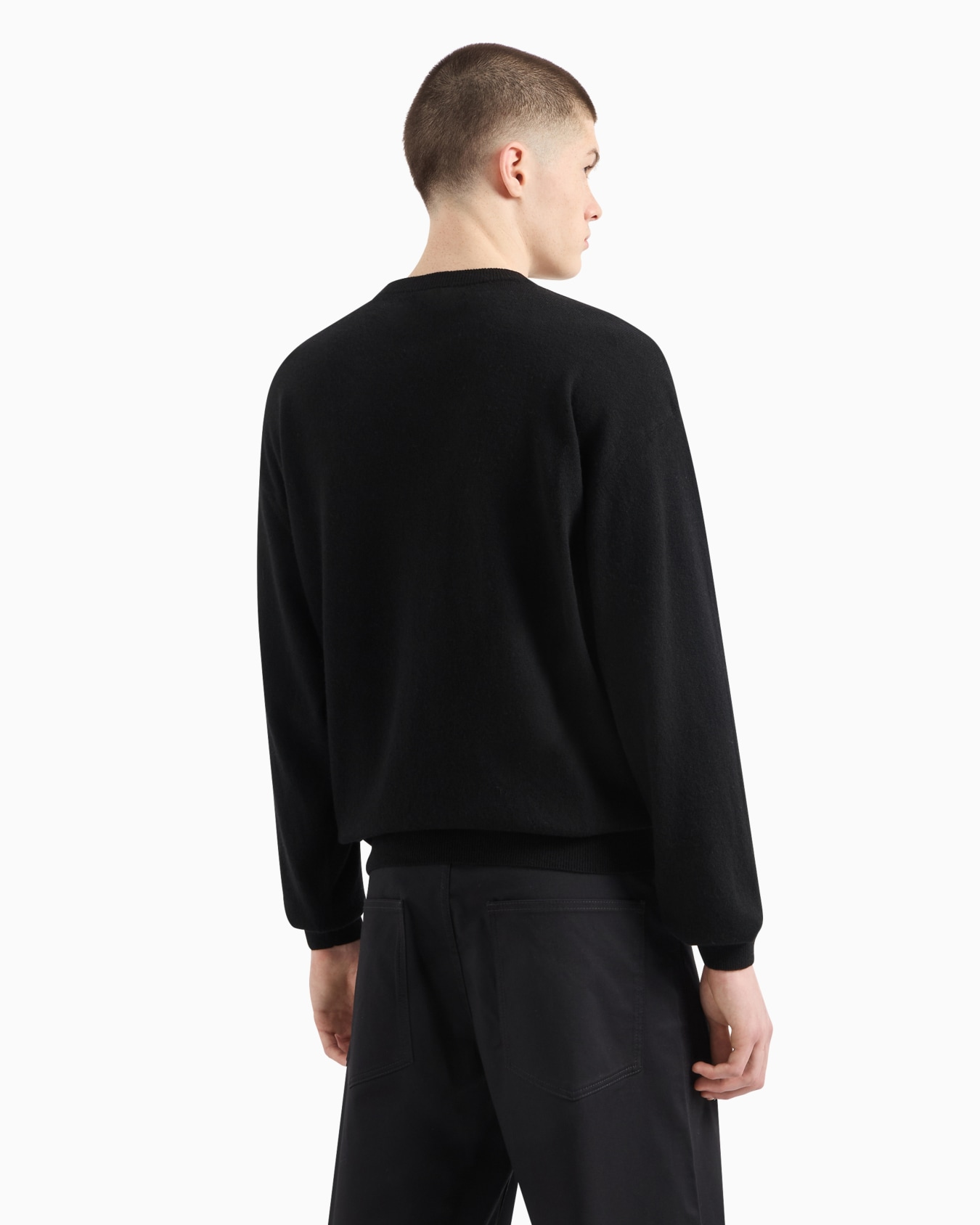 ASV Capsule plain-knit wool-blend jumper Slide 2