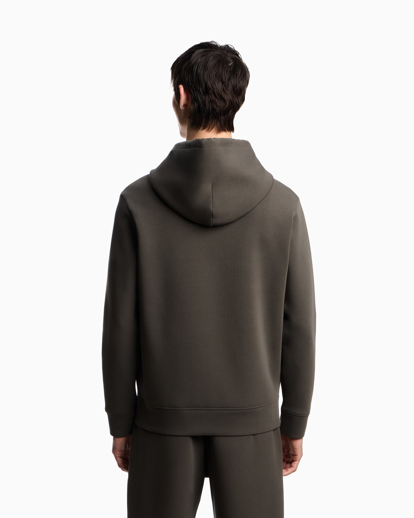 Hooded sweatshirt with micro logo patch Slide 2