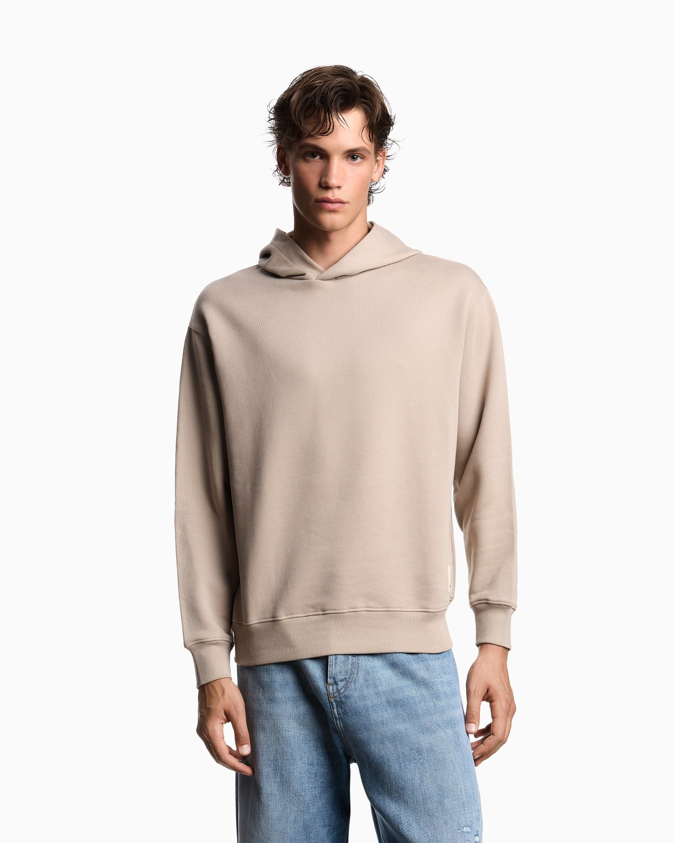 Sweat-shirt à capuche en jersey Diapositive 3