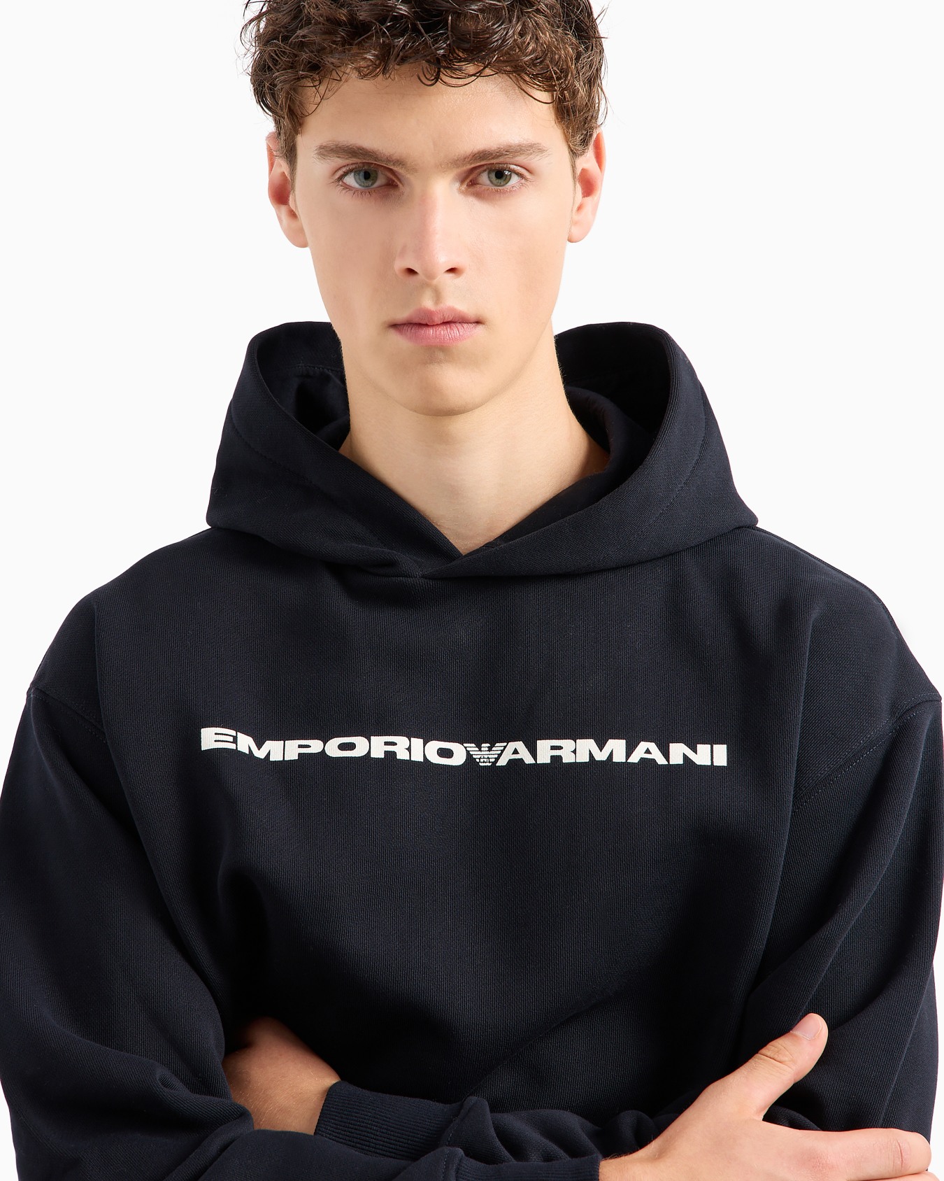 Jersey hooded sweatshirt Slide 4