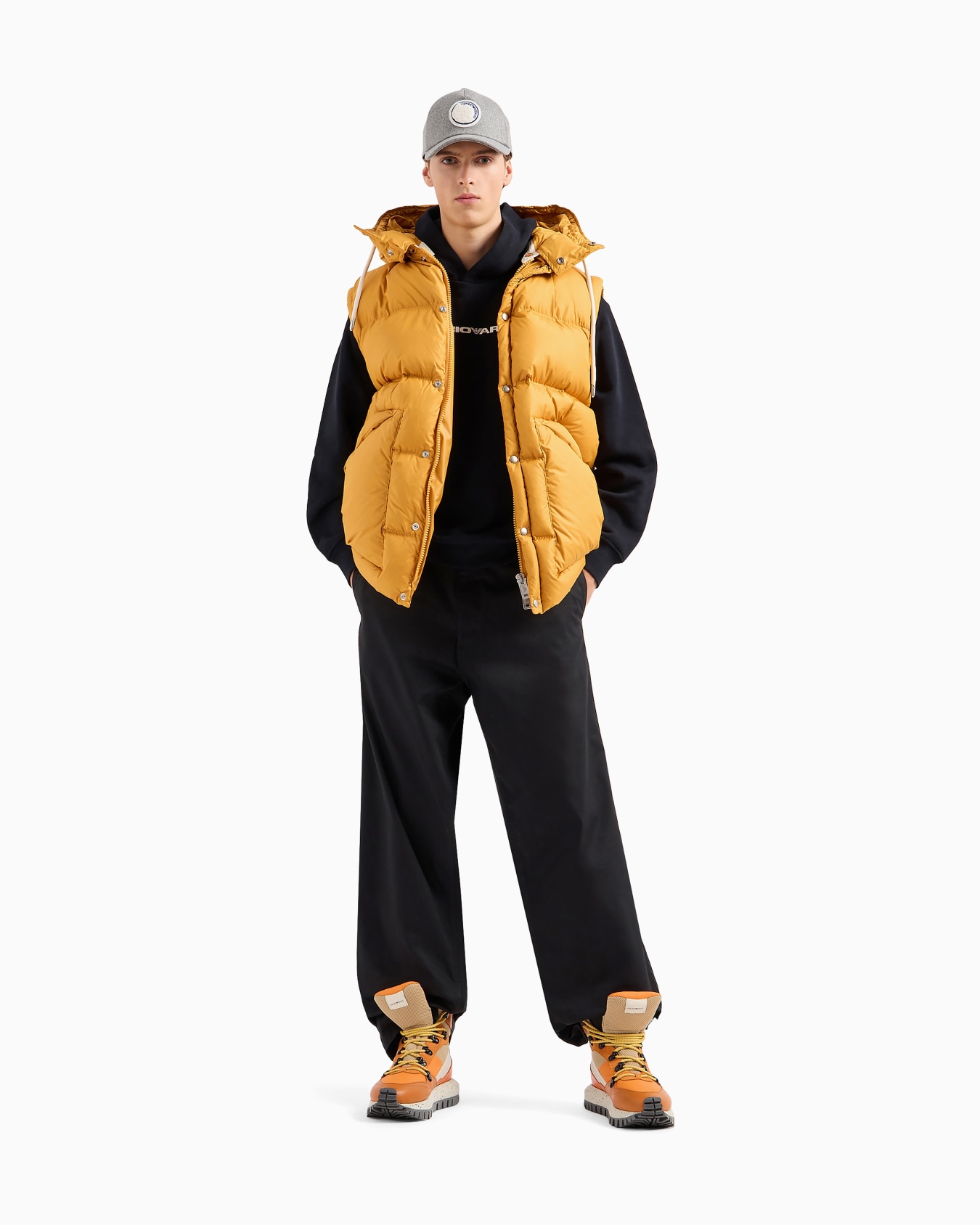 Jersey hooded sweatshirt Slide 1