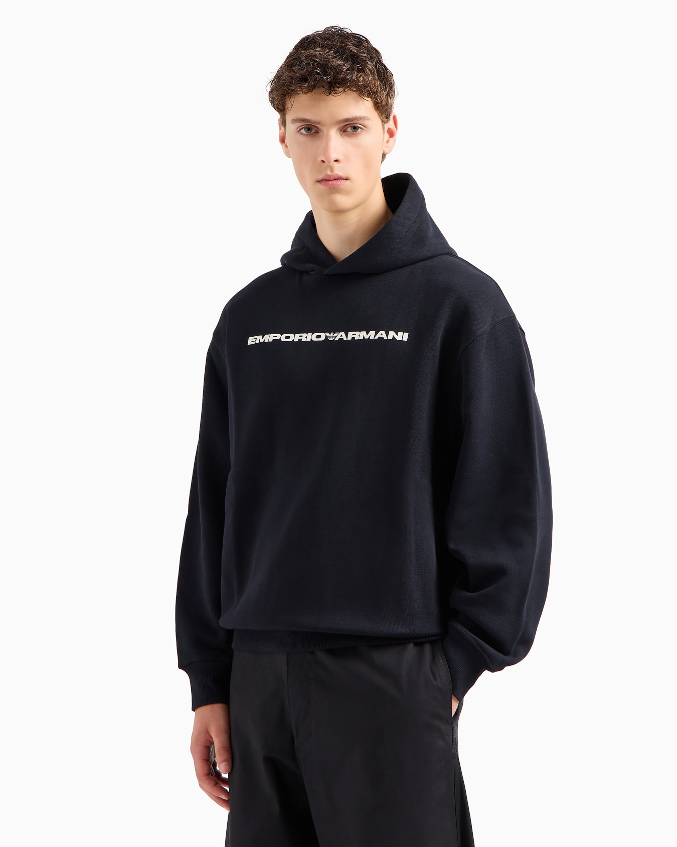 Jersey hooded sweatshirt Slide 3