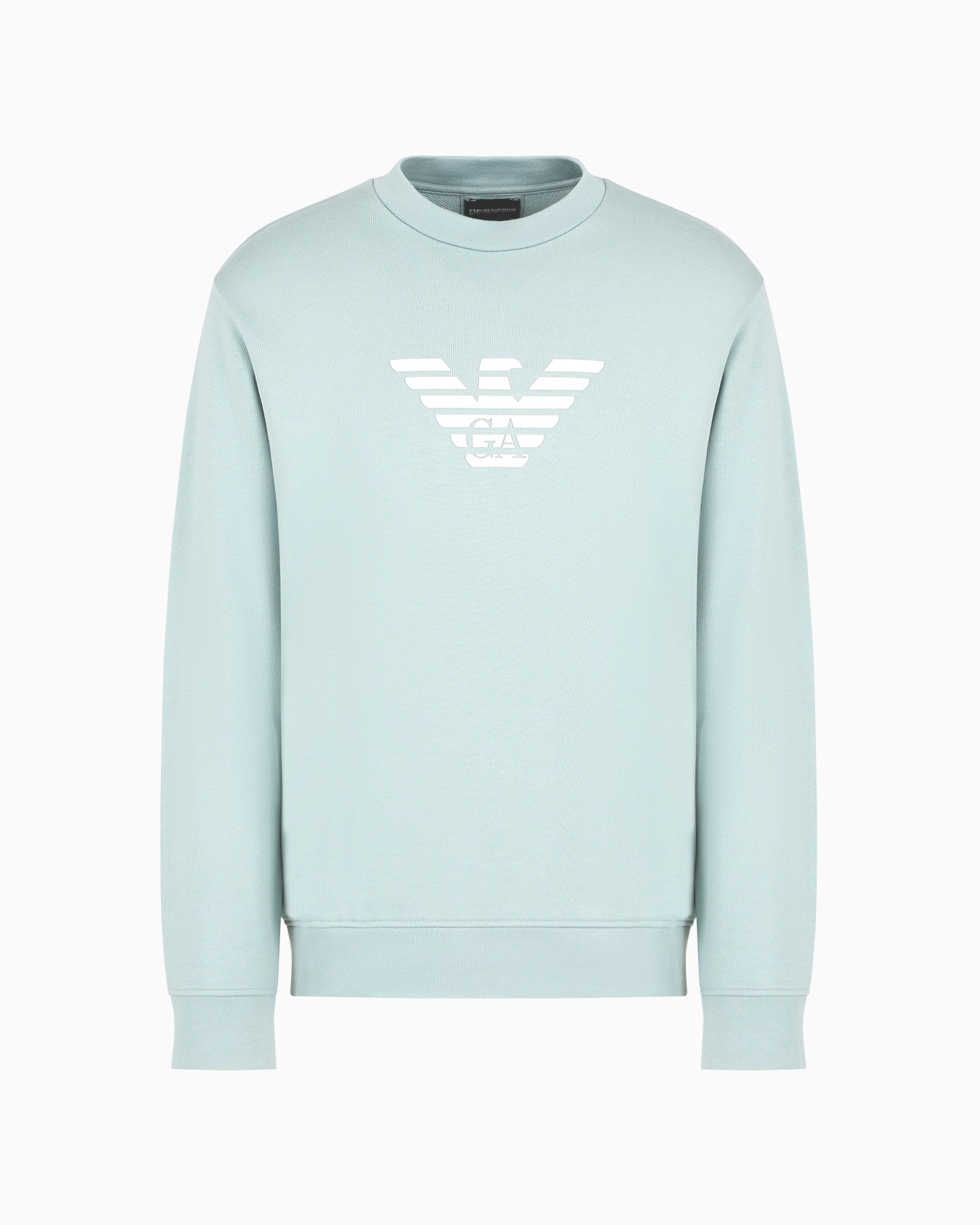 Modal-blend sweatshirt with logo print Slide 0