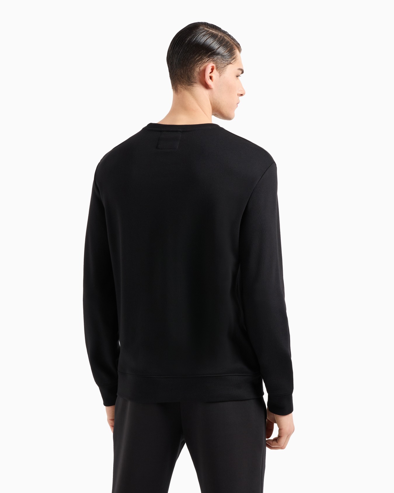 Sudadera de mezcla de modal con logotipo estampado Diapositiva 2