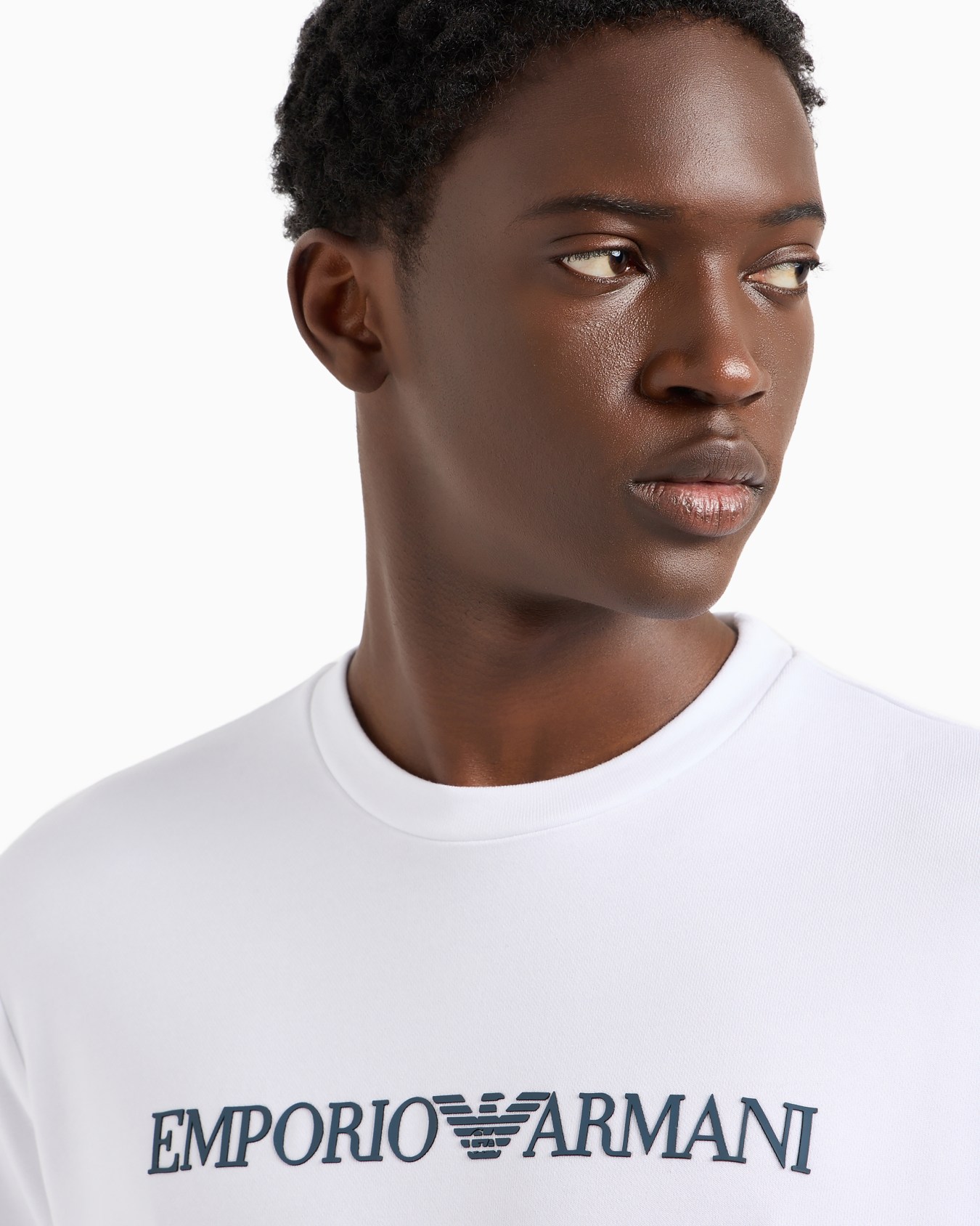 Modal-blend sweatshirt with logo print Slide 4