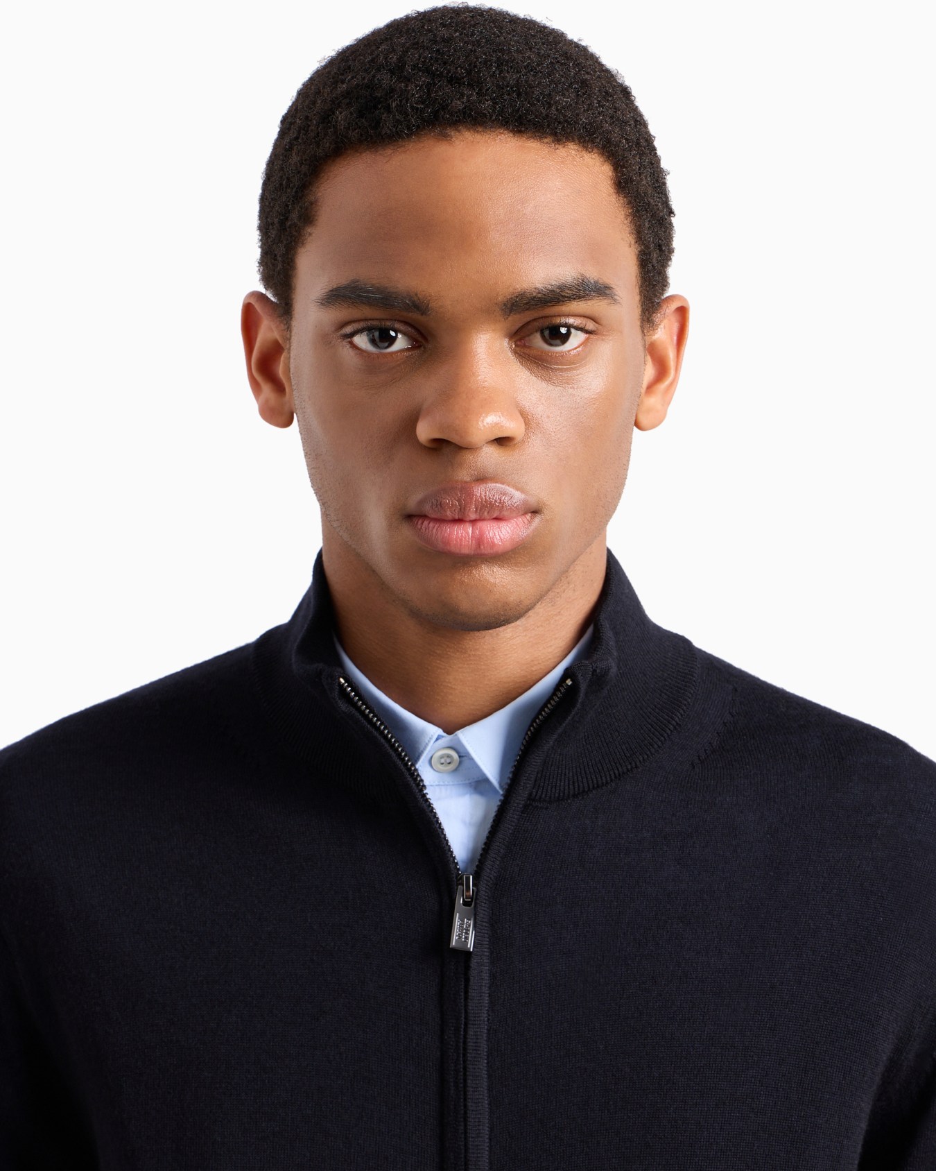 Virgin-wool full-zip cardigan Slide 4
