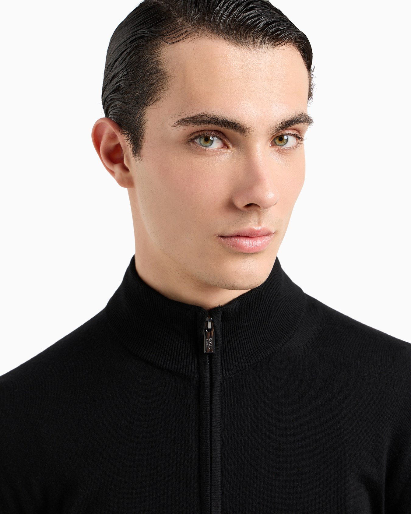 Virgin-wool full-zip cardigan Slide 4