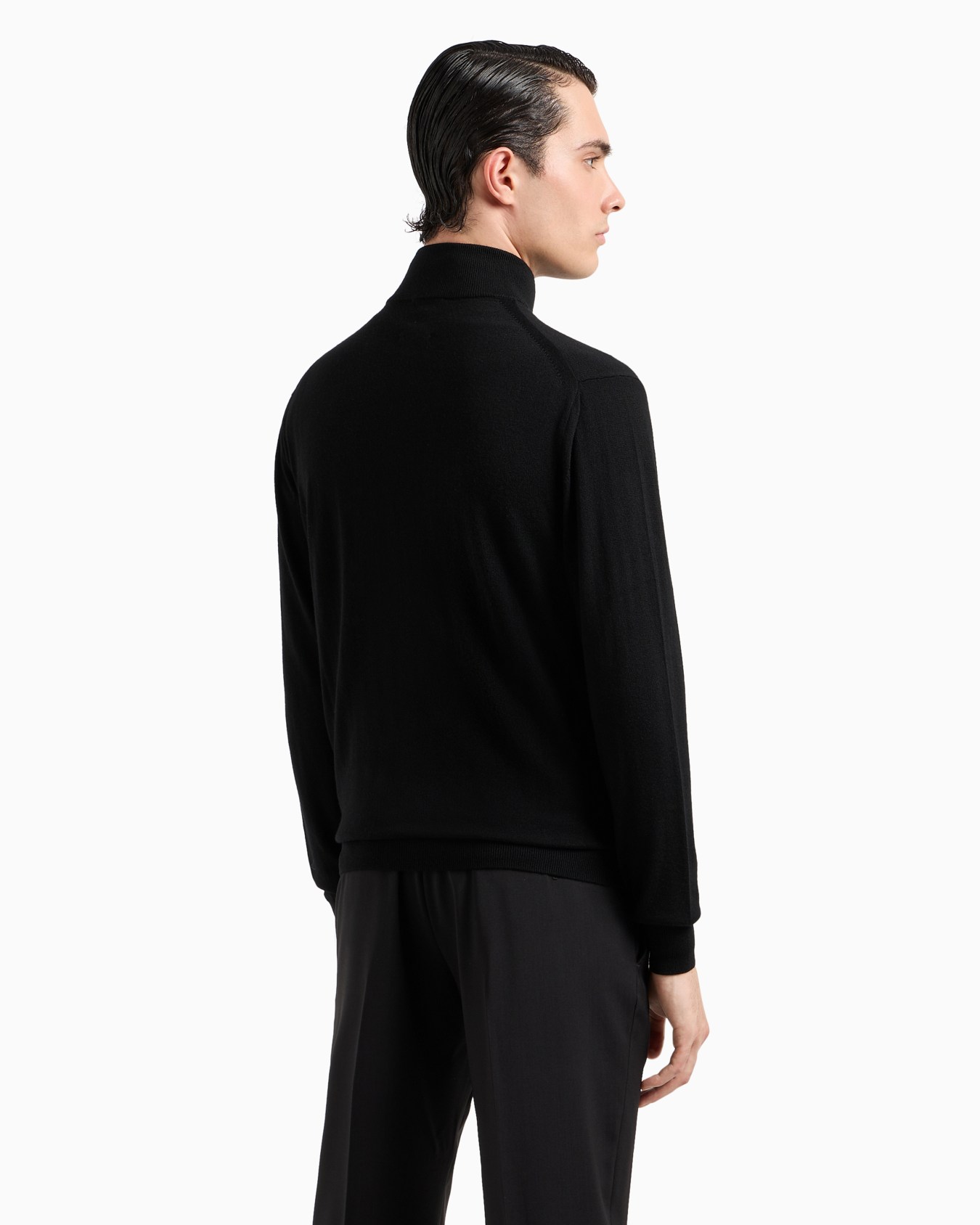 Virgin-wool full-zip cardigan Slide 2