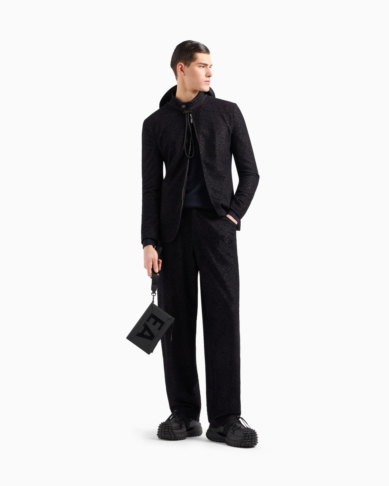 Virgin-wool, regular-fit jumper Slide 1