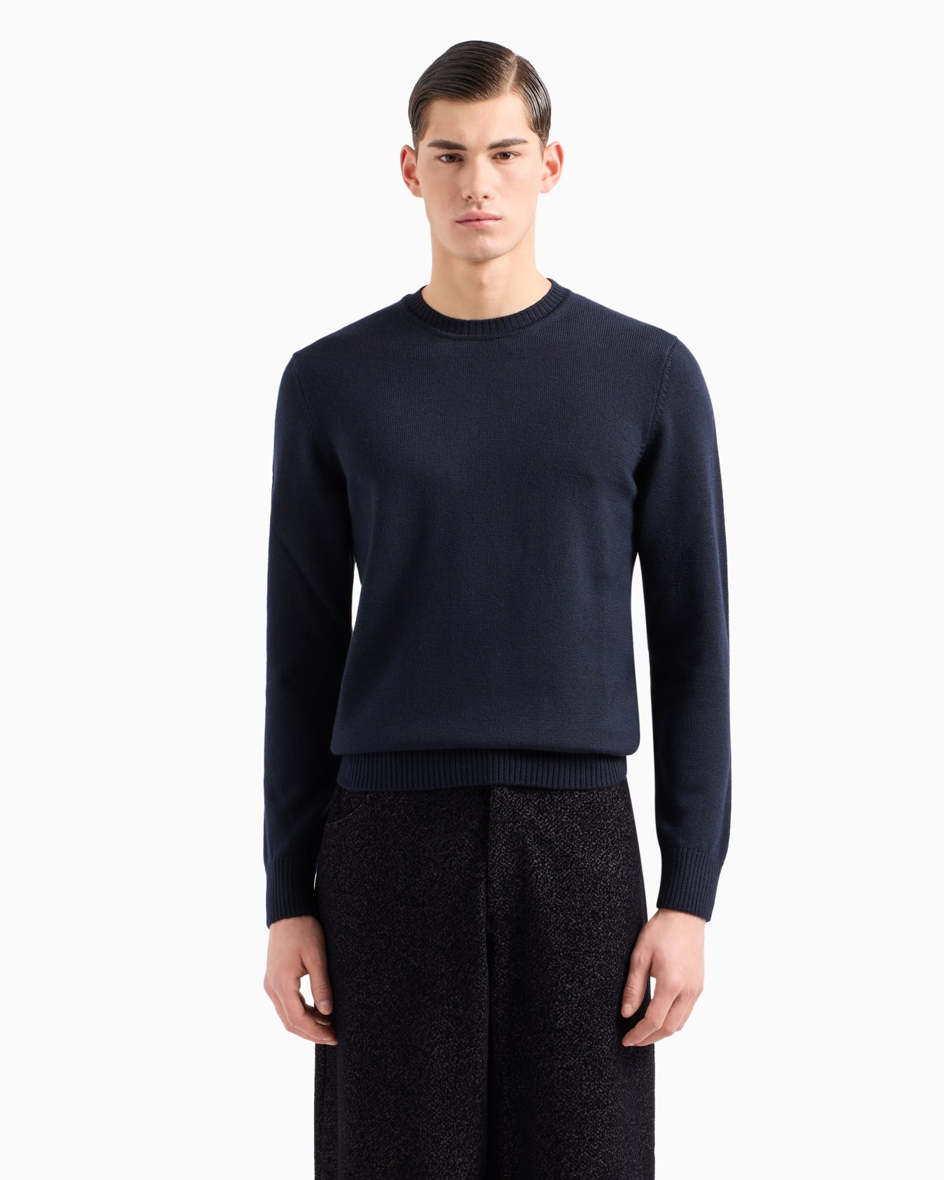 Virgin-wool, regular-fit jumper Slide 3