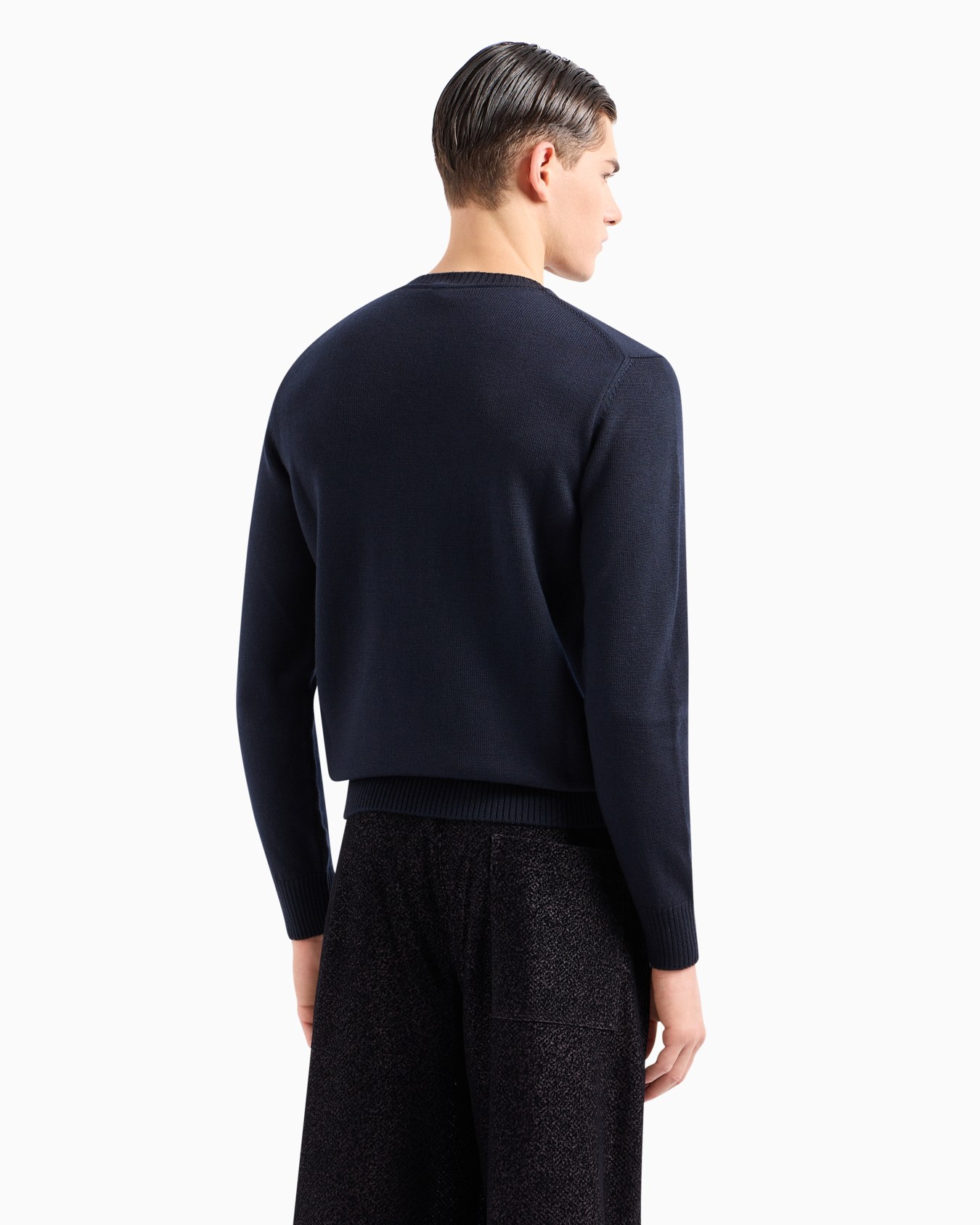 Virgin-wool, regular-fit jumper Slide 2