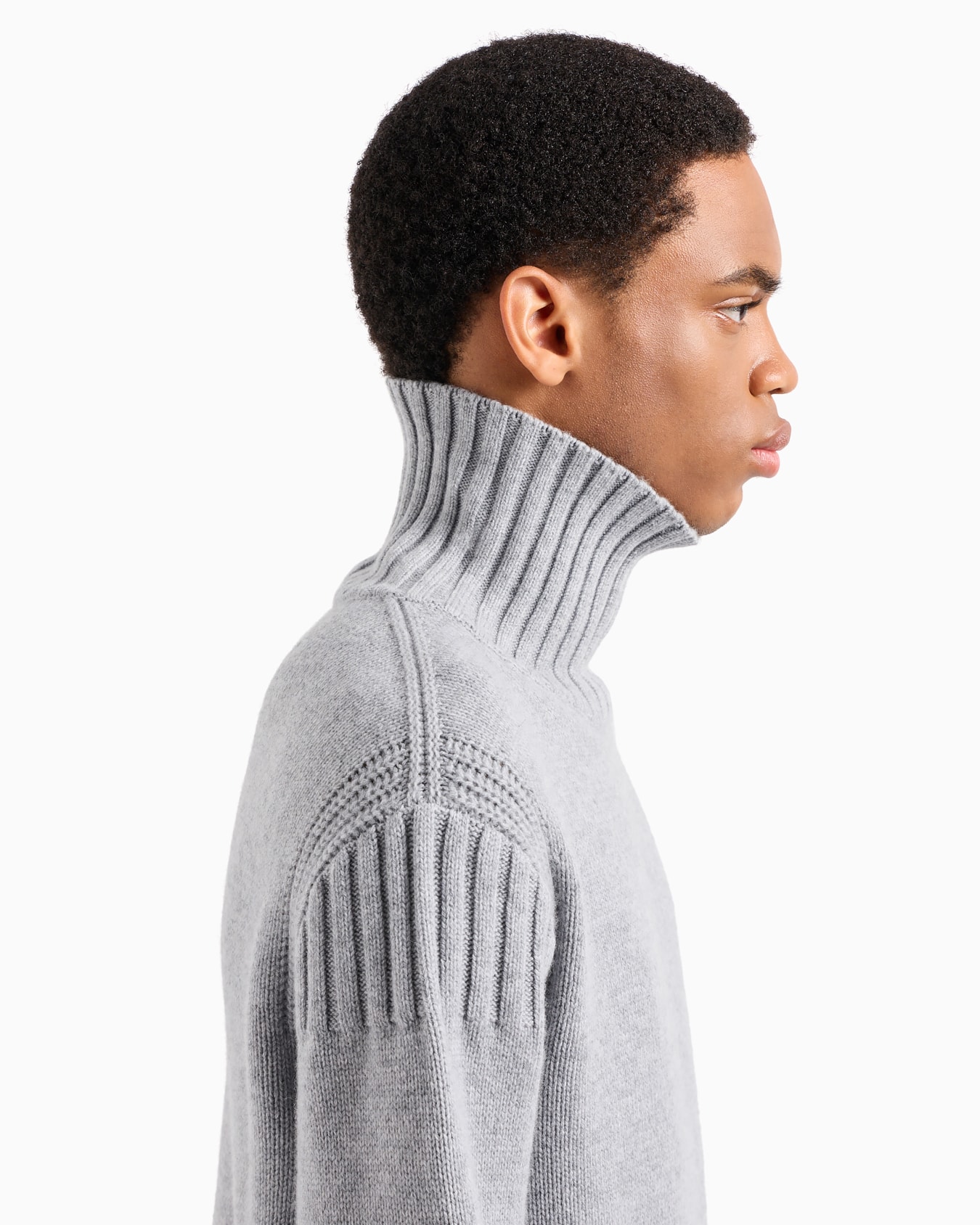 Wool and cashmere-blend rollneck Slide 4