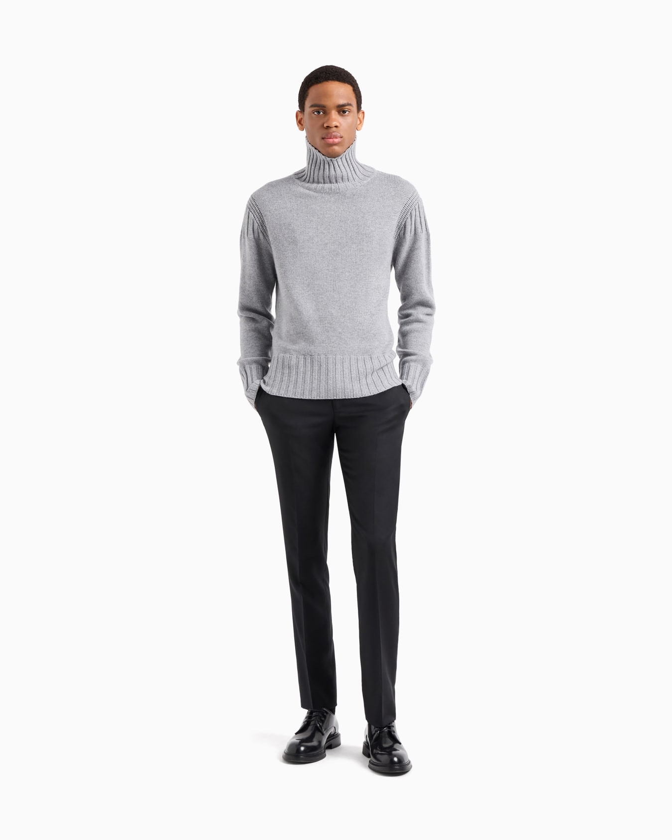 Wool and cashmere-blend rollneck Slide 1