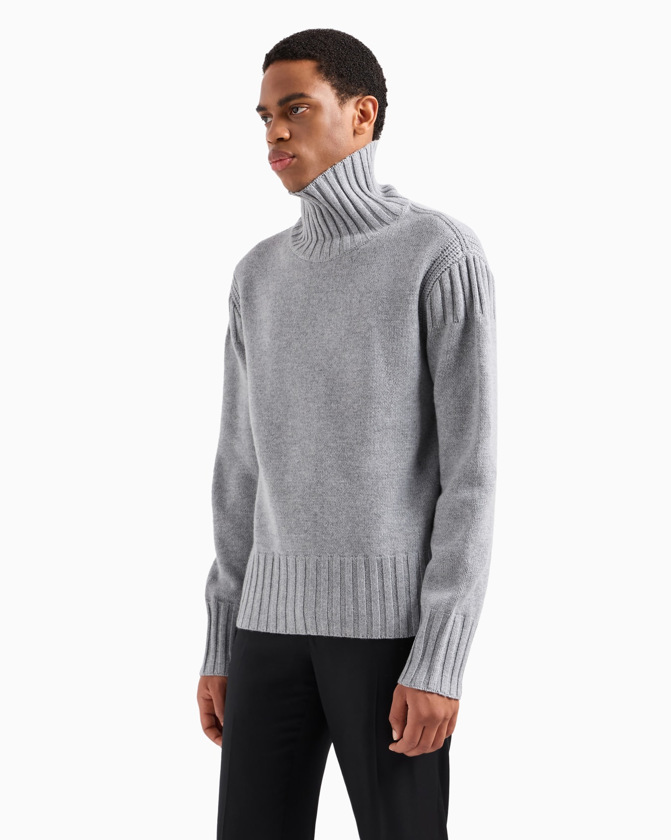 Wool and cashmere-blend rollneck Slide 3