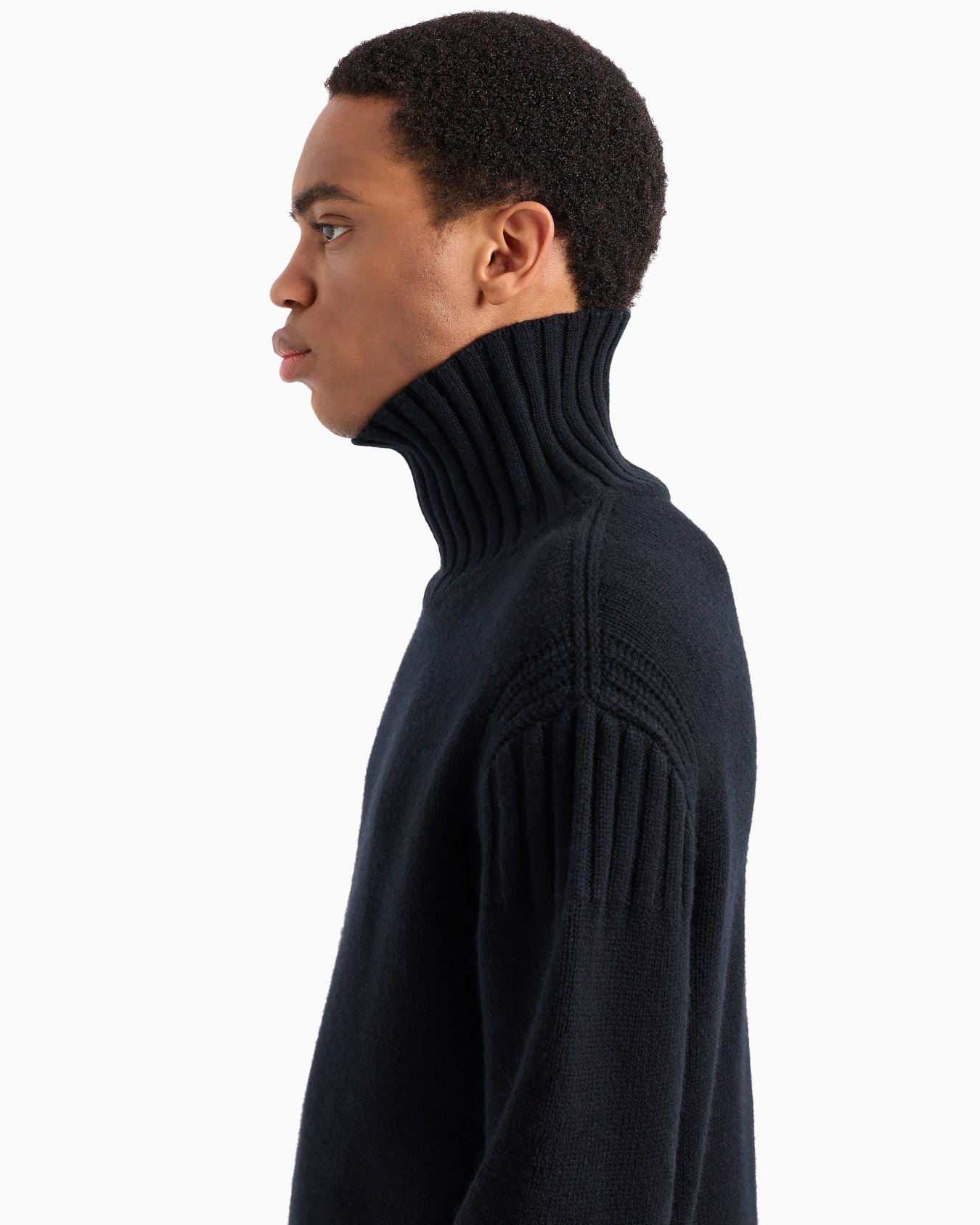Wool and cashmere-blend rollneck Slide 4