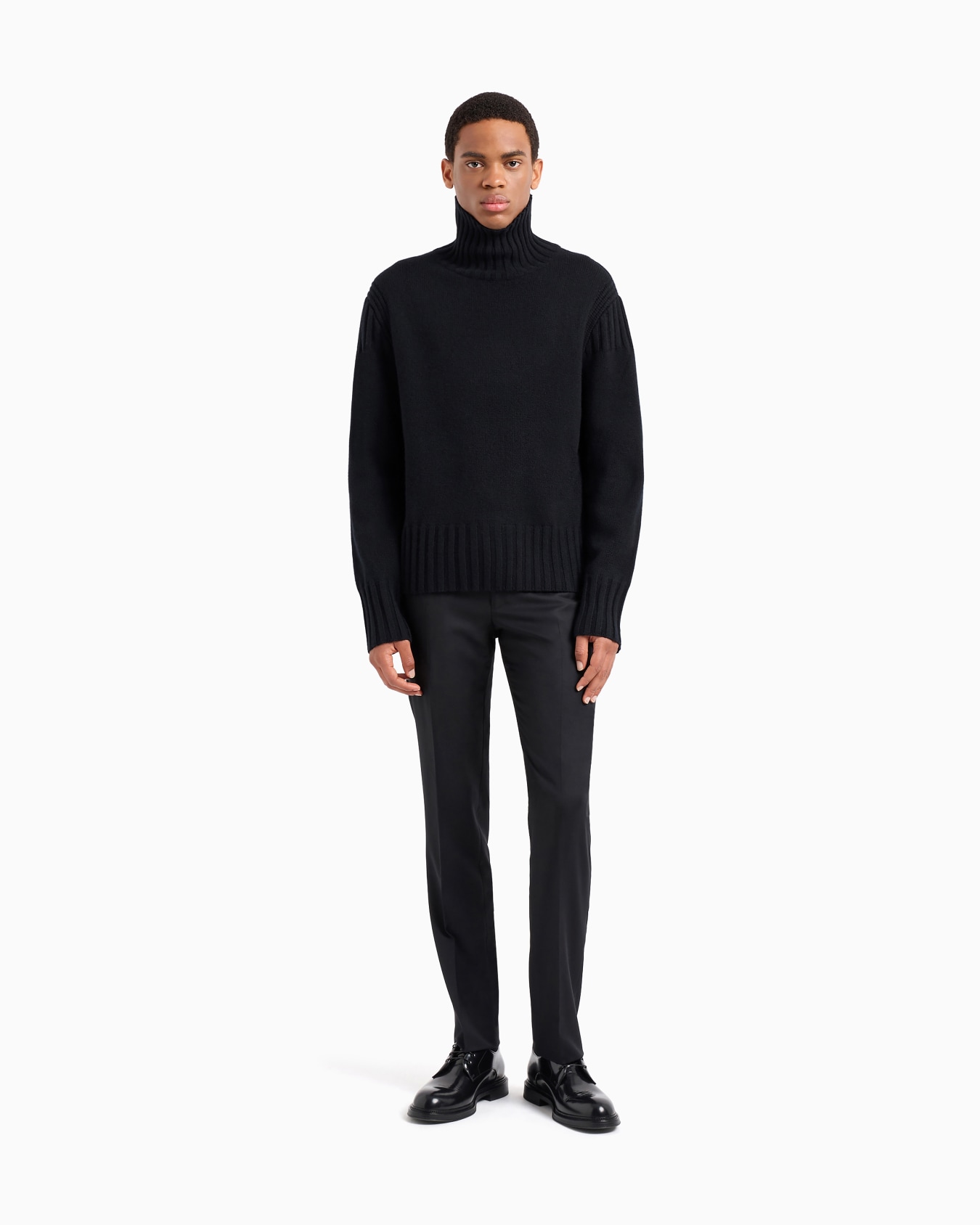 Wool and cashmere-blend rollneck Slide 1