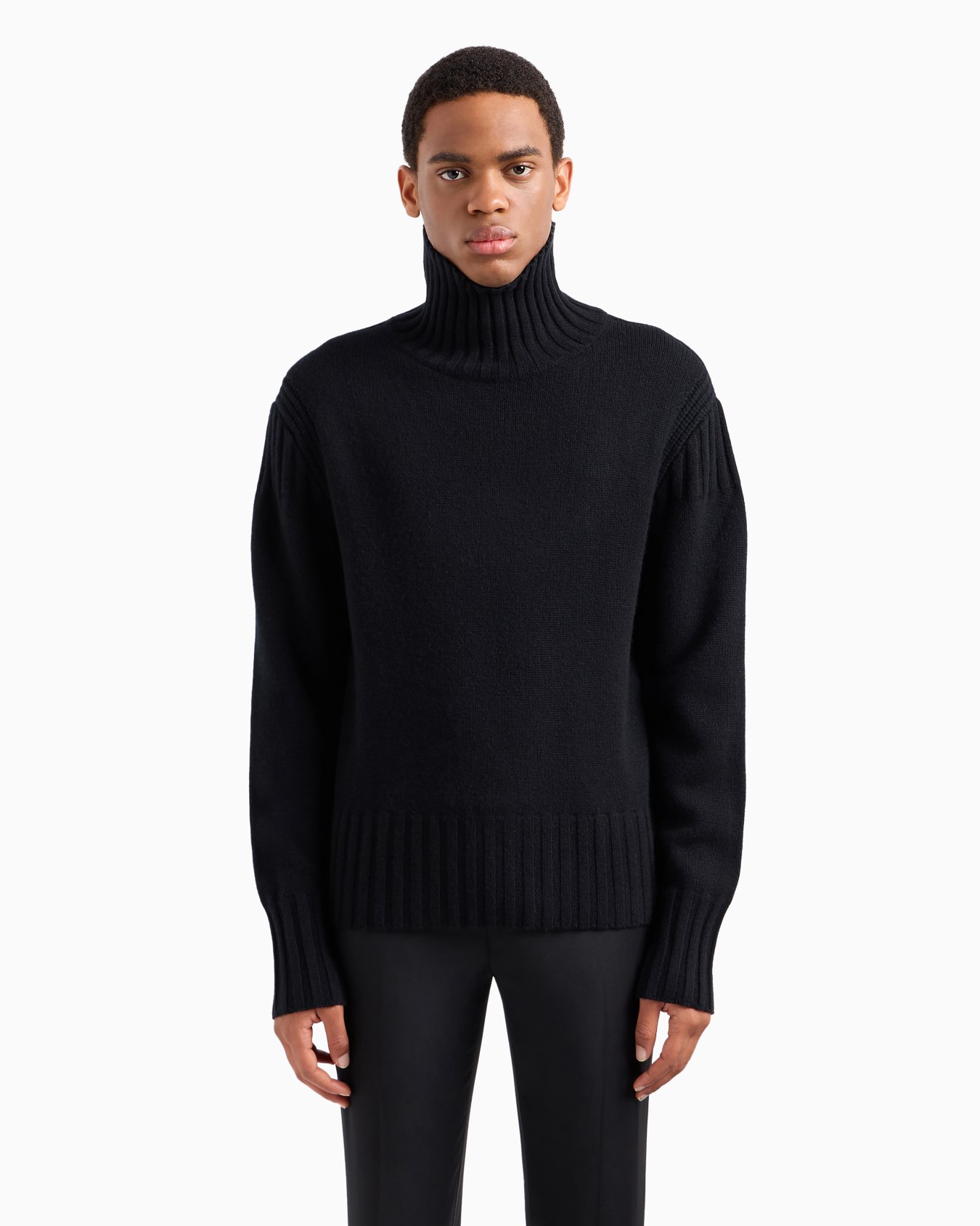 Wool and cashmere-blend rollneck Slide 3
