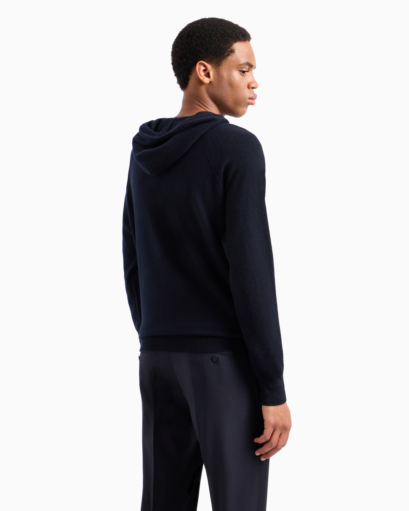 Pullover mit Kapuze aus reinem Kaschmir Folie 2