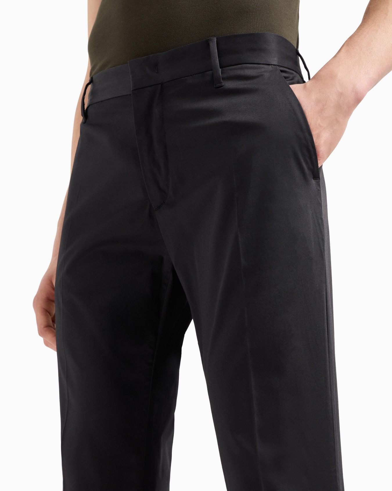 Pantalon chino en coton stretch Diapositive 4