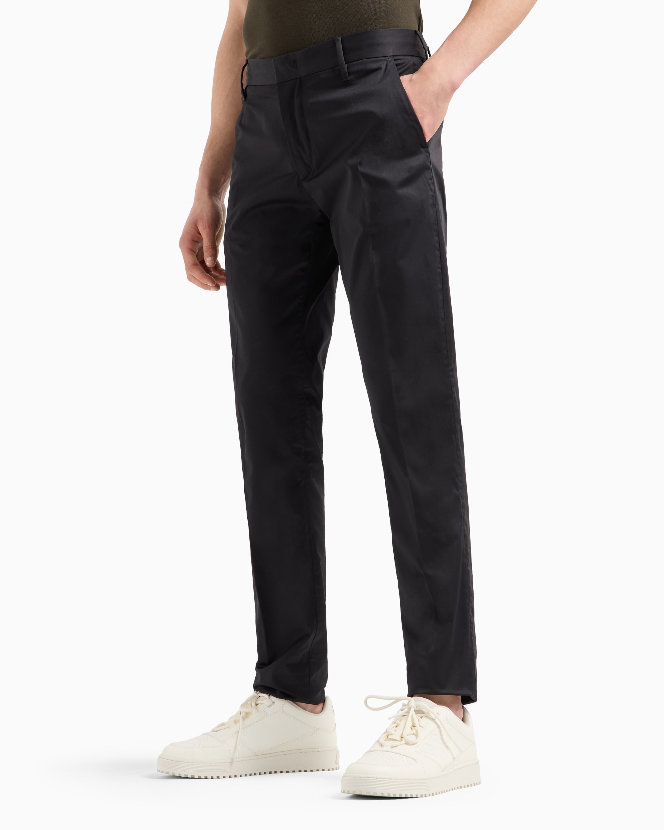 Pantalon chino en coton stretch Diapositive 3
