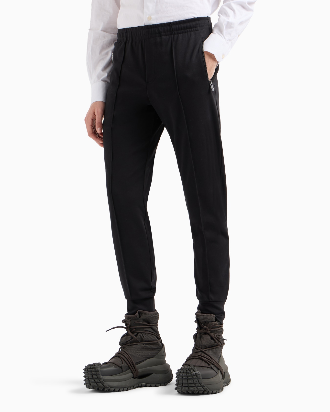 Ponte-di-Roma fabric joggers Slide 3