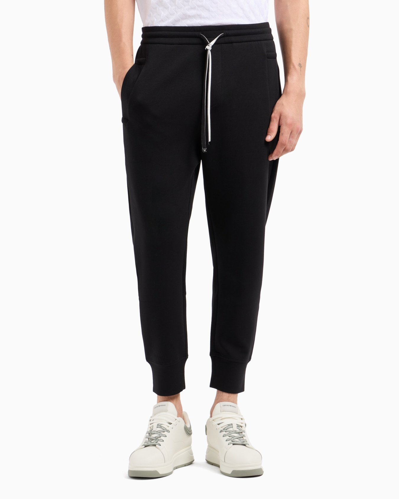 Pantalon de jogging en jersey double Diapositive 3