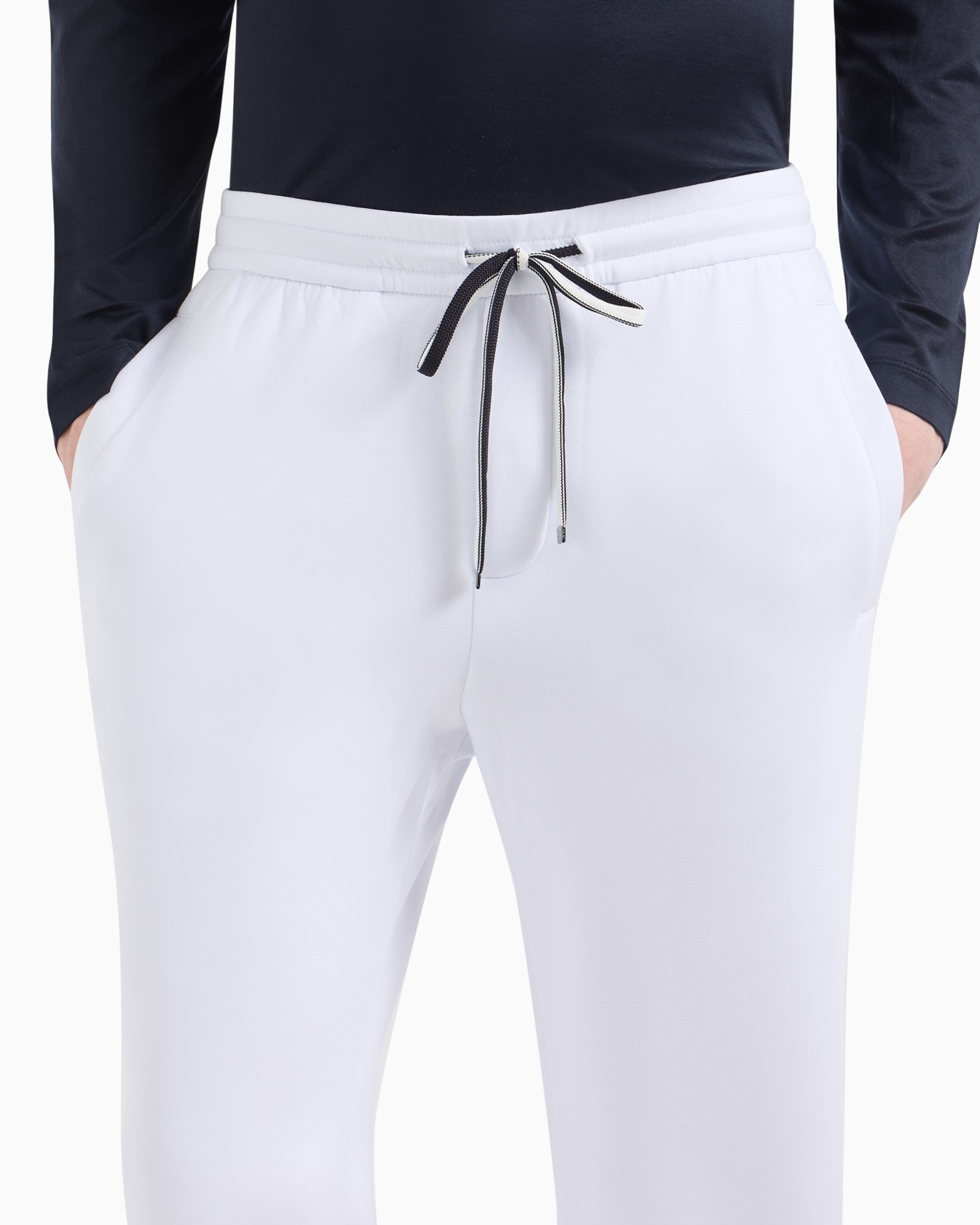Pantalon de jogging en jersey double avec écusson logo aigle Diapositive 4