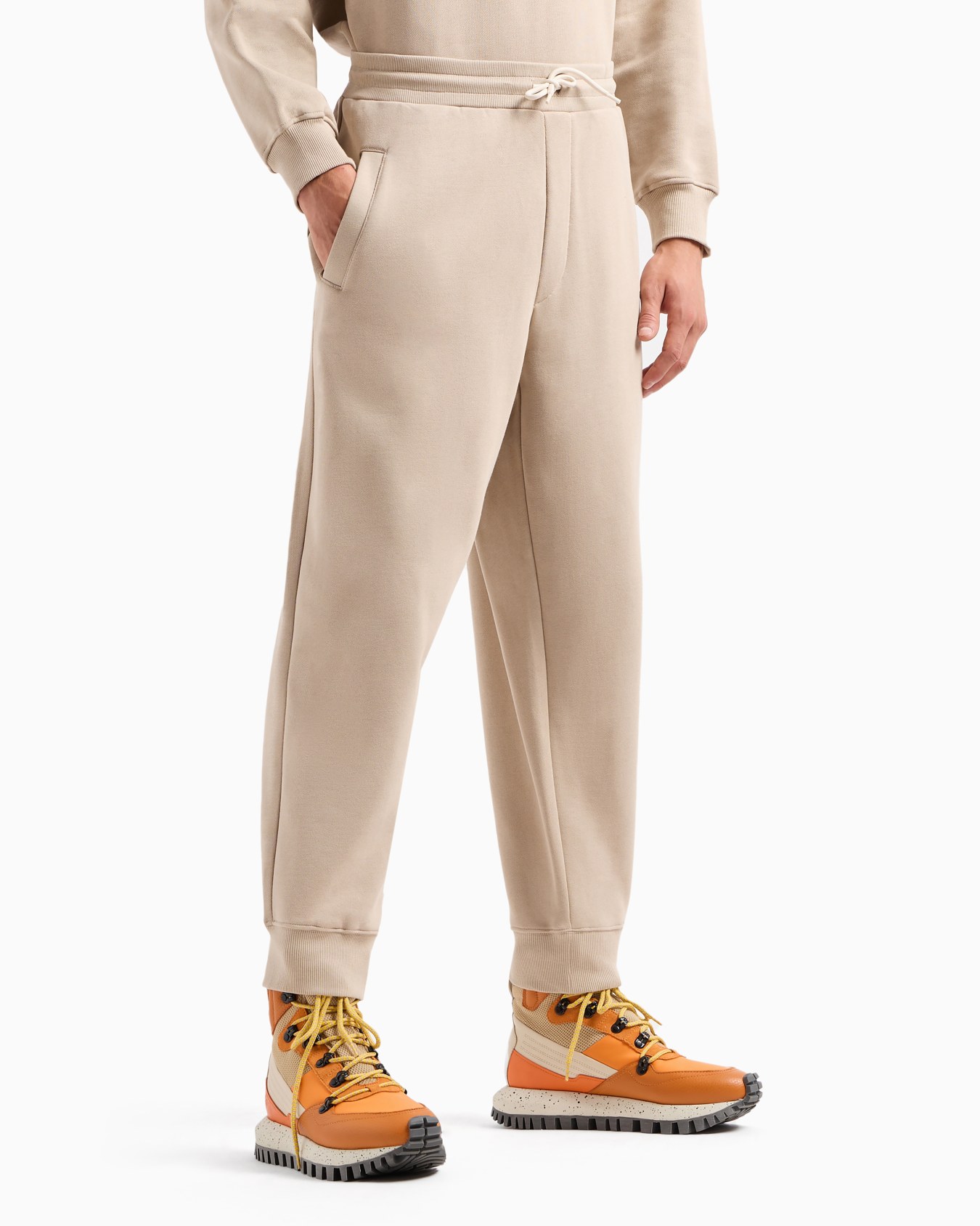Pantalones de chándal de punto con cordón Diapositiva 3