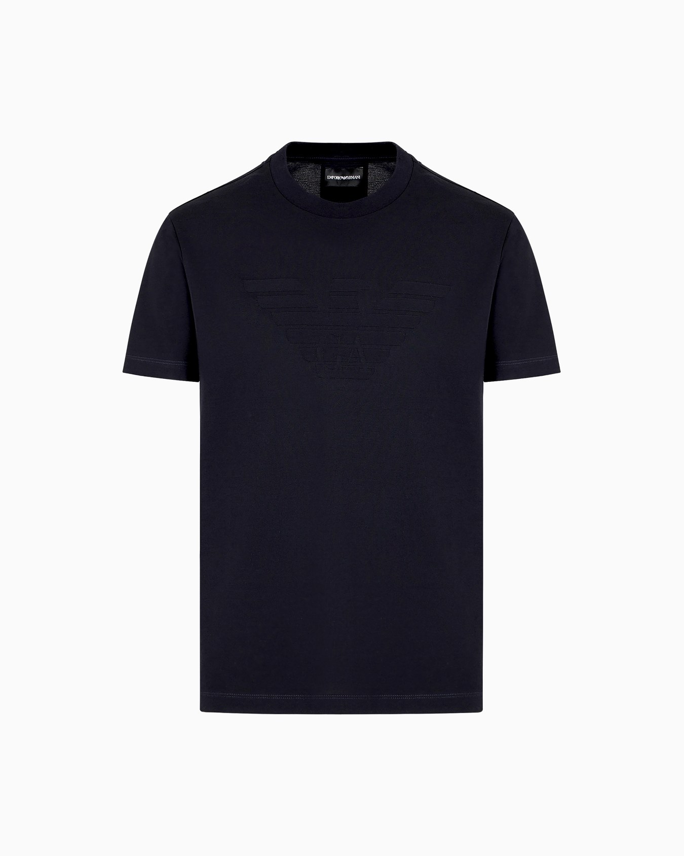 Jersey T-shirt with jacquard logo Diapositiva 0