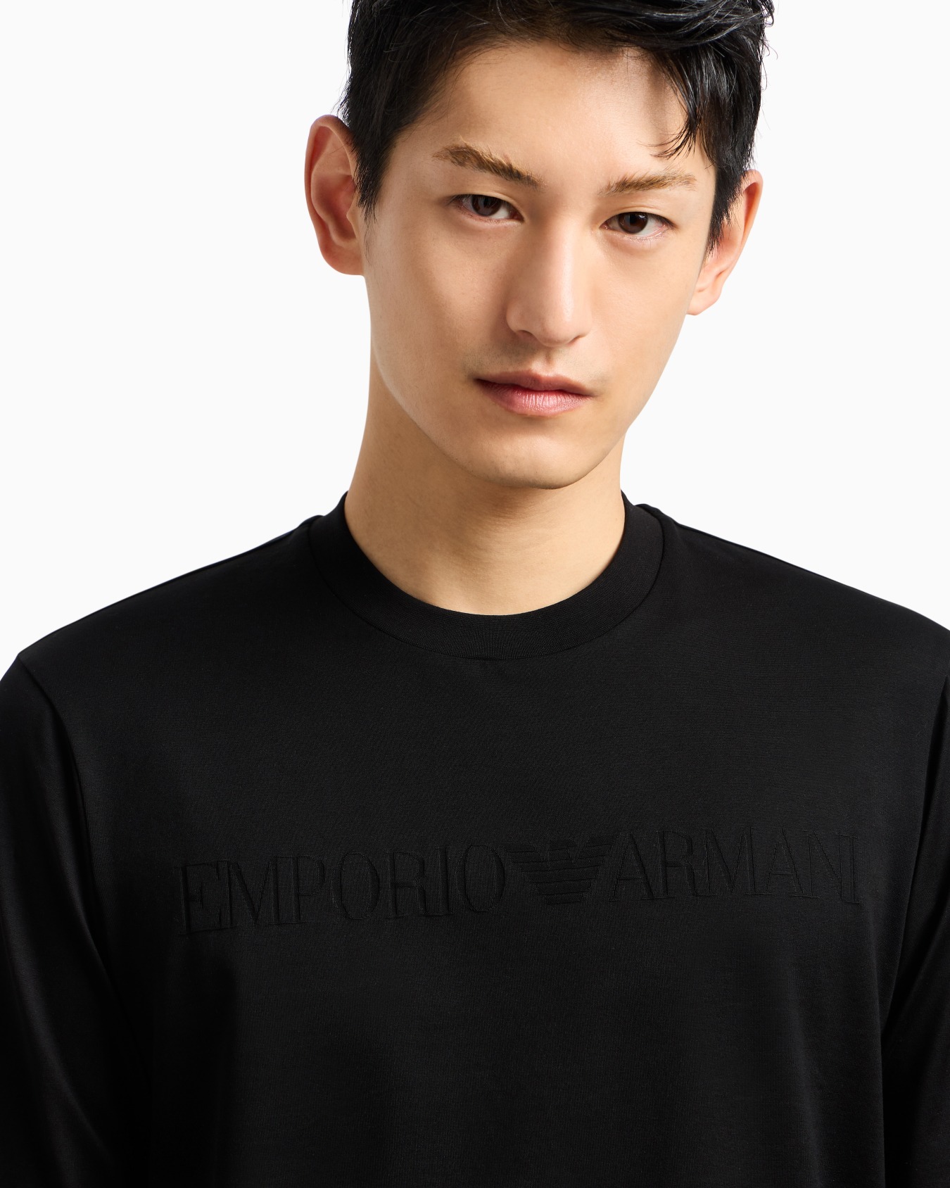Jersey jumper with jacquard logo Slide 4