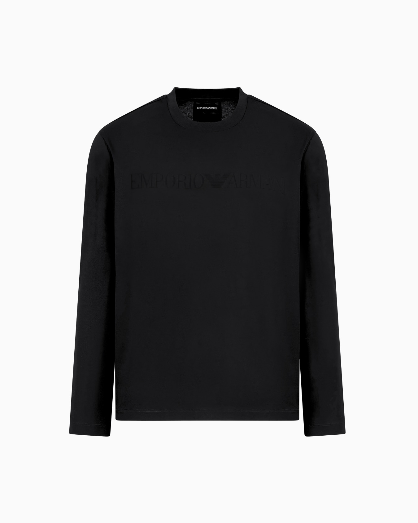 Jersey jumper with jacquard logo Slide 0
