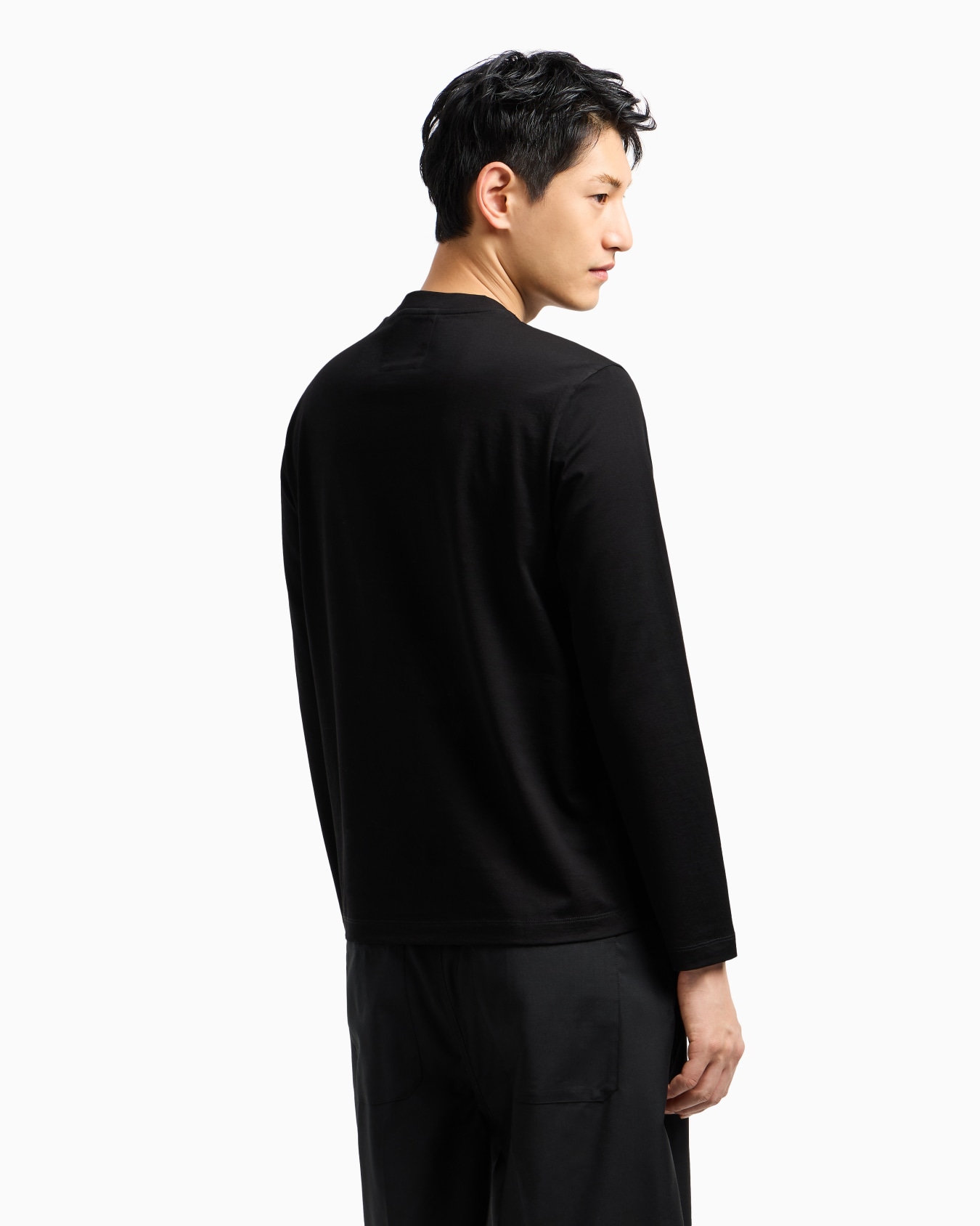 Jersey jumper with jacquard logo Slide 2