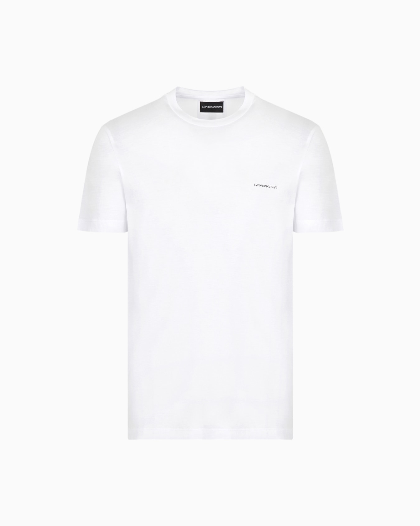 ASV Lyocell blend jersey T-shirt with micro logo lettering Slide 0