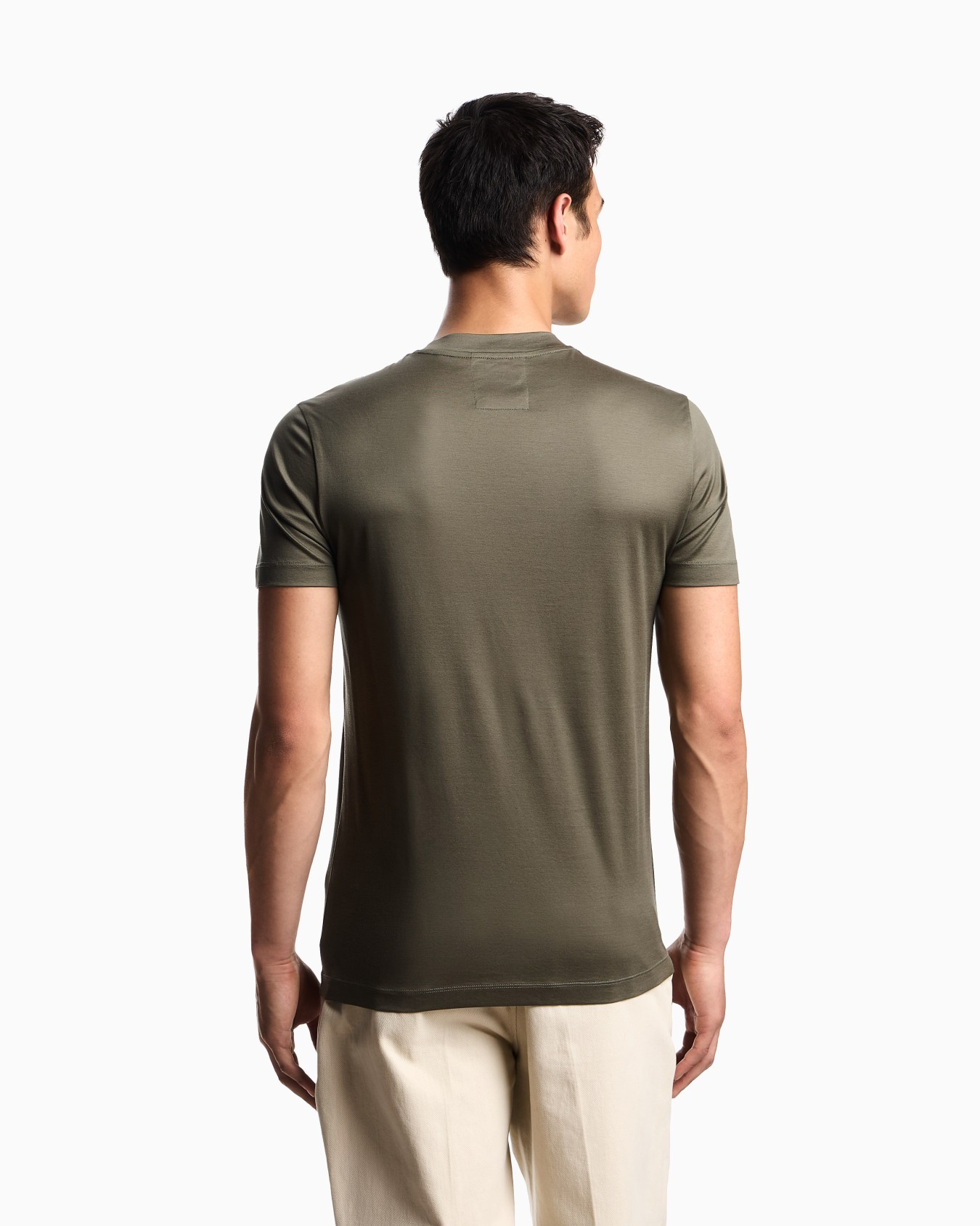 ASV T-Shirt aus einer Lyocell-Jersey-Mischung mit kleinem Logo-Schriftzug Folie 2