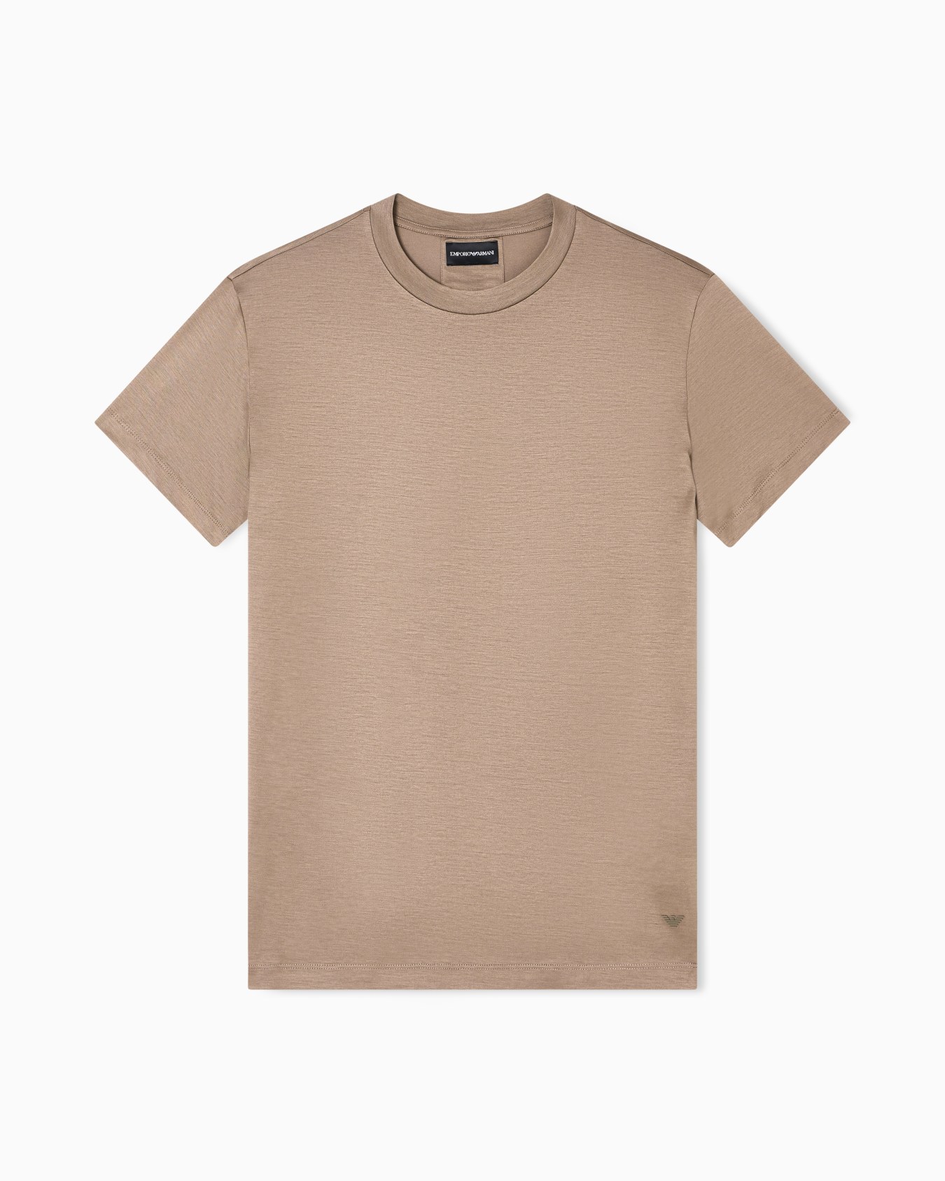 ASV Lyocell blend jersey T-shirt with micro eagle Slide 0