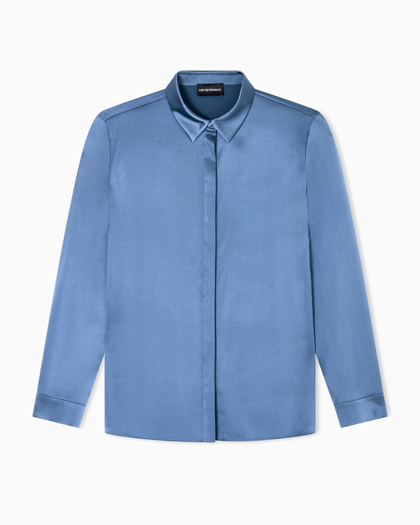 Silk satin shirt Slide 0
