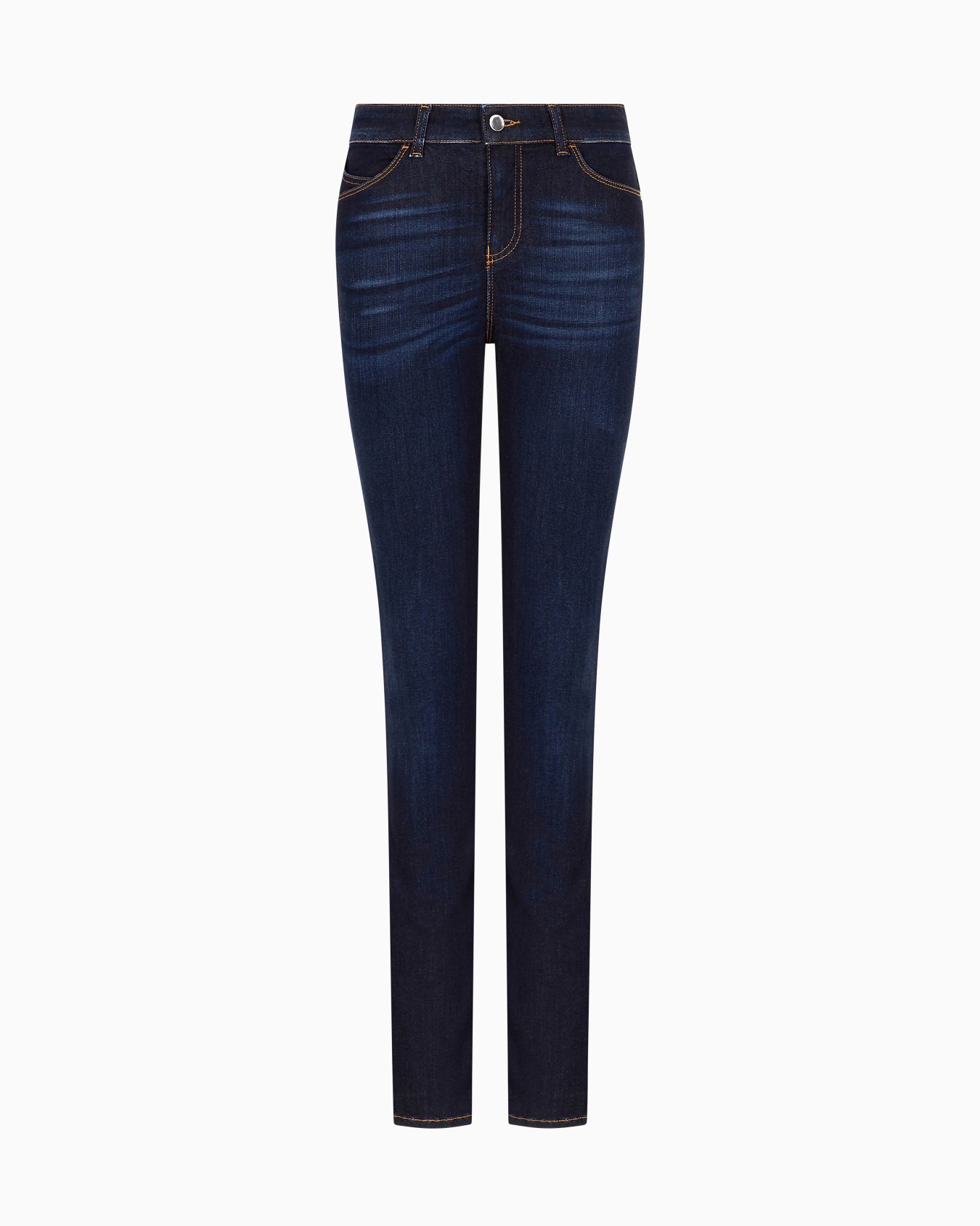 Vaqueros J18 de cintura alta y pernera ceñida en denim lavado de mezcla de lyocell Diapositiva 0
