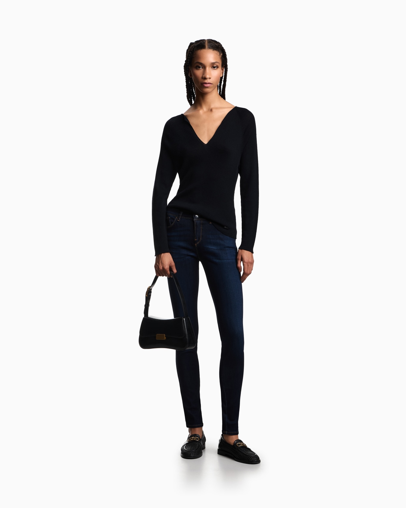 J28 Skinny jeans in viscose-blend stretch denim Slide 1