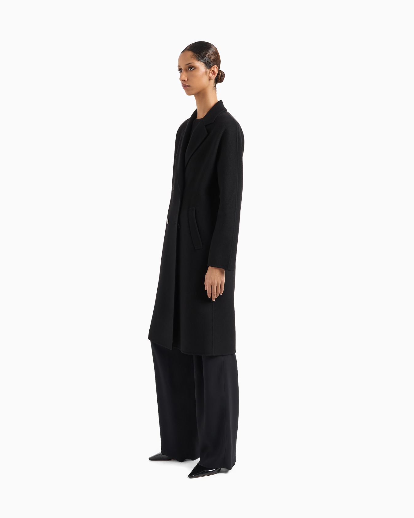 Casentino wool and cashmere double-breasted coat Slide 3