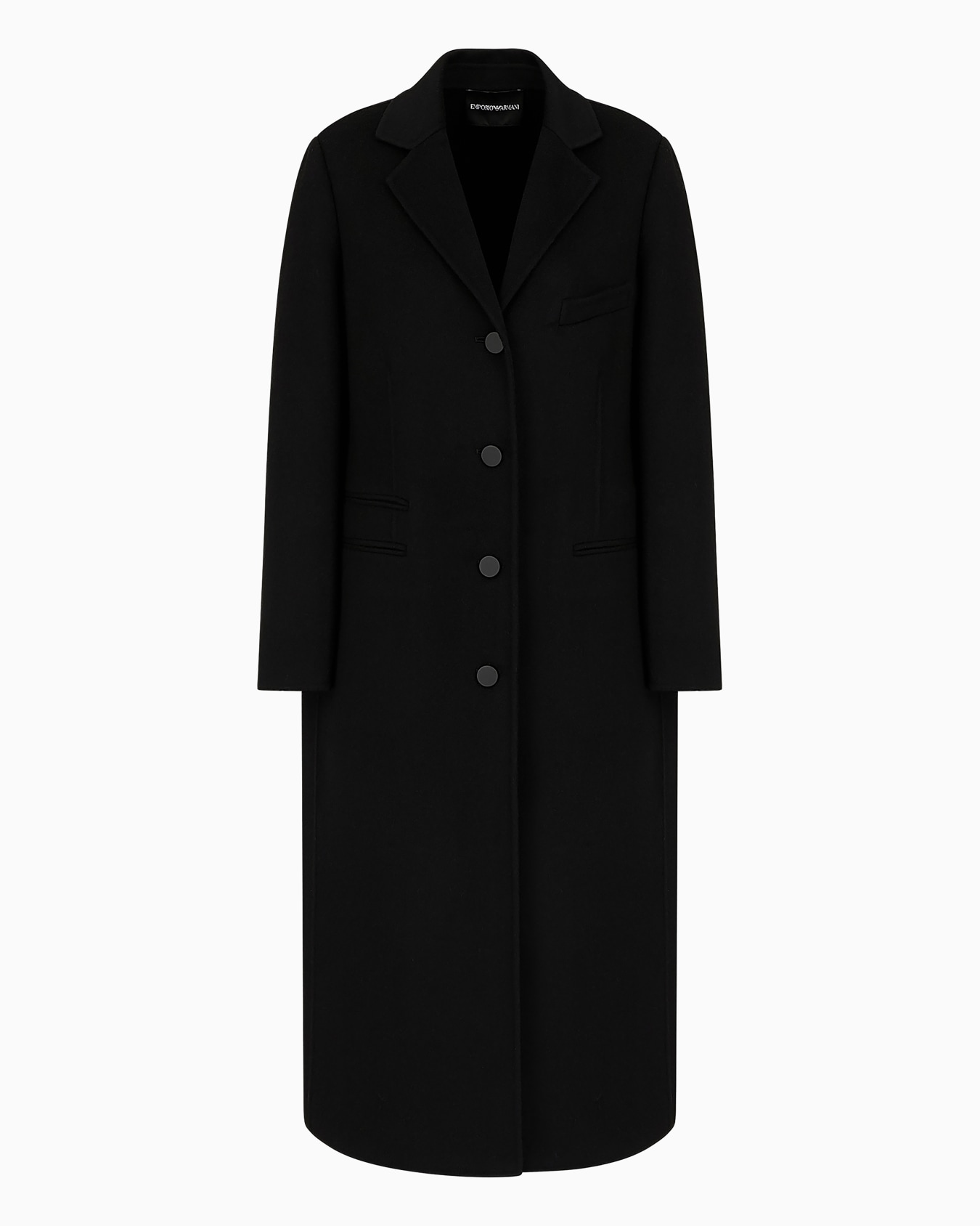Manteau avec revers en pur cachemire Diapositive 0