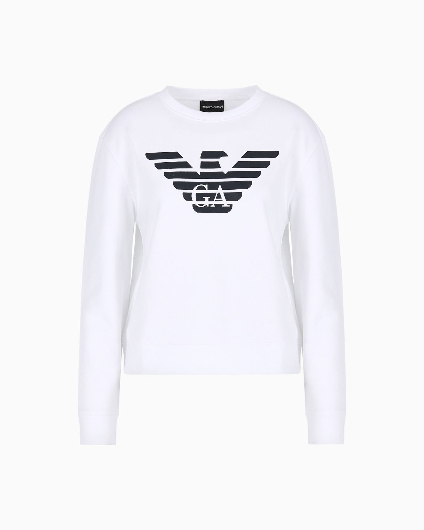 Sweat-shirt en jersey biologique avec logo ASV Diapositive 0