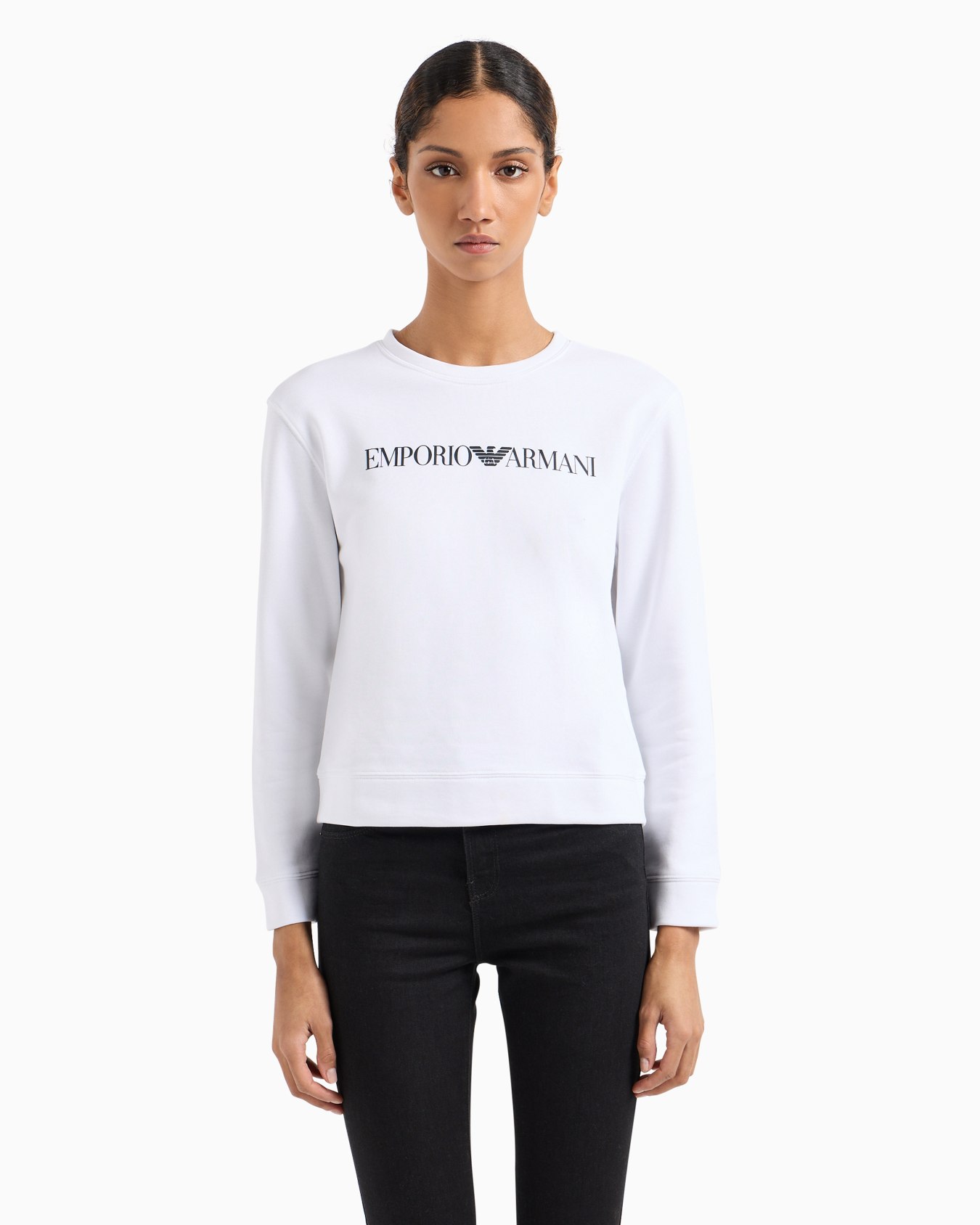Sweat-shirt en jersey biologique avec logo ASV Diapositive 3