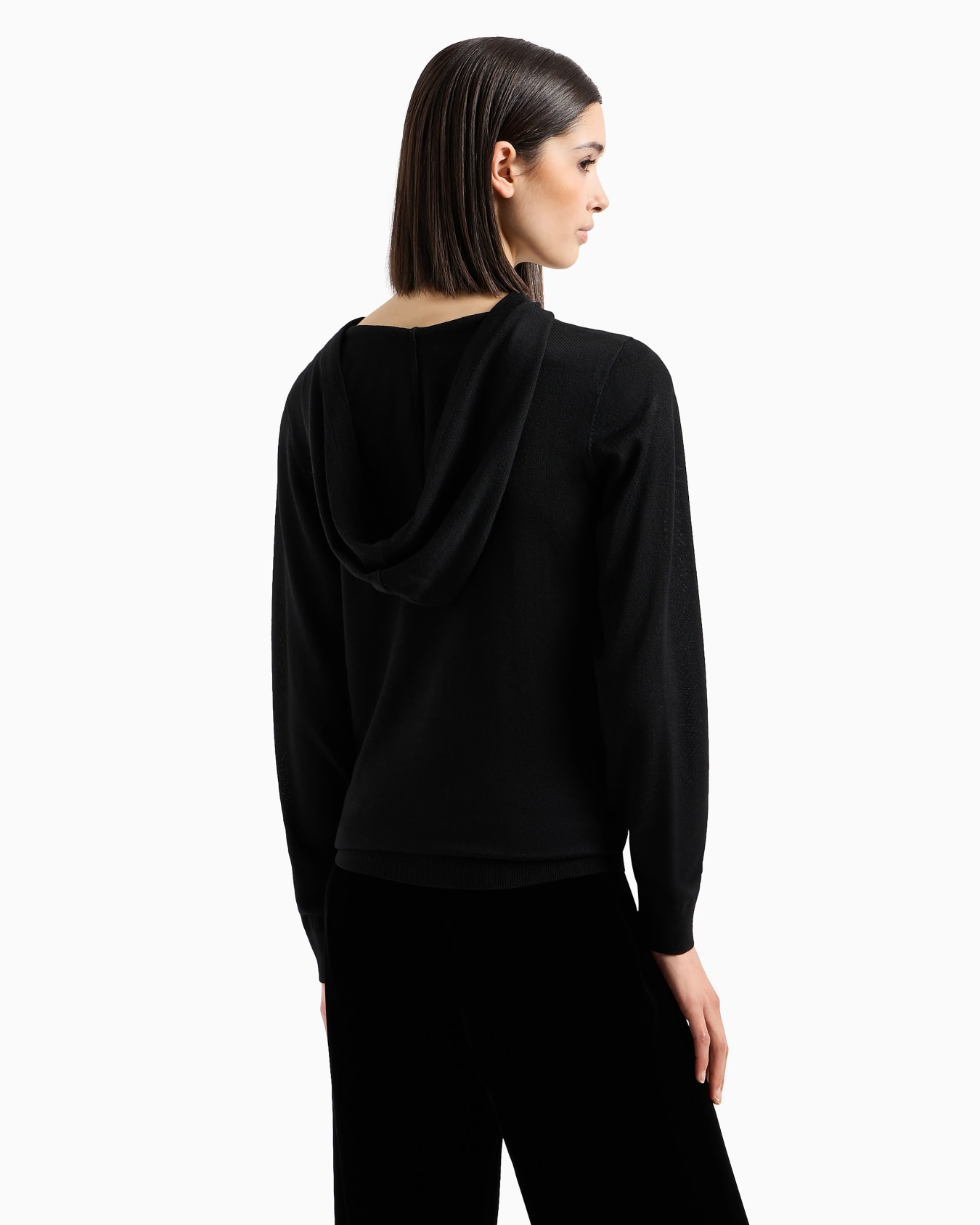 Pull à capuche en pure laine vierge Diapositive 2