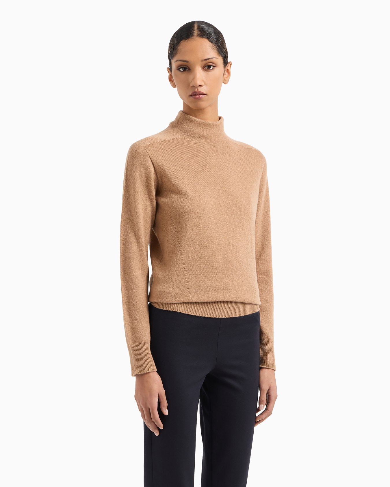 Pure cashmere rollneck Slide 1