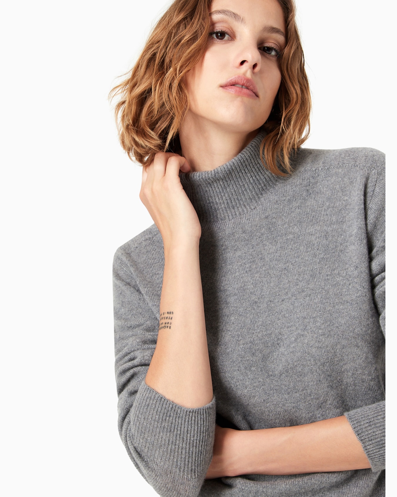 Pure cashmere rollneck Slide 5